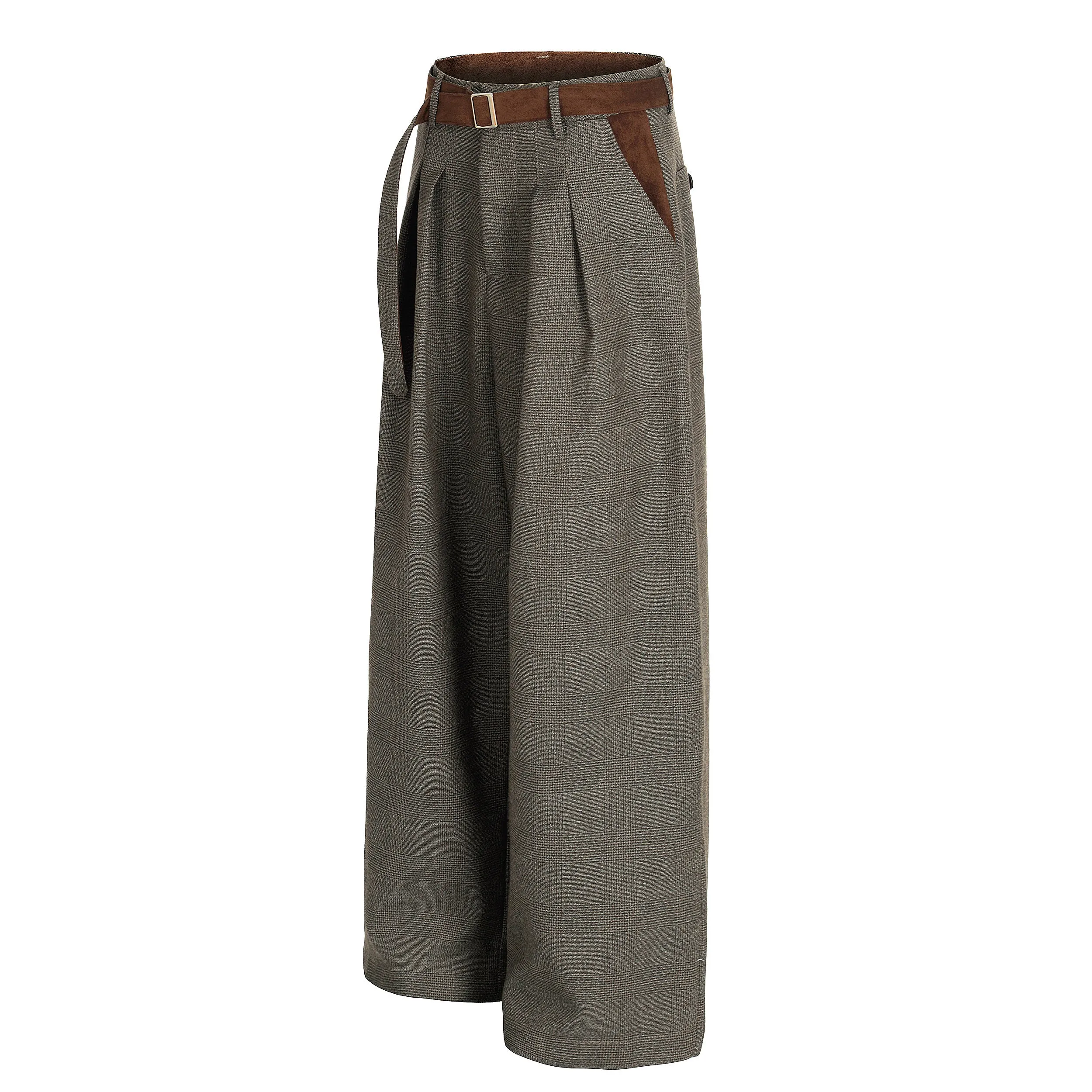 Omirad Vintage Wide-Leg Suit Pants sold by Omirad product image thumbnail 3