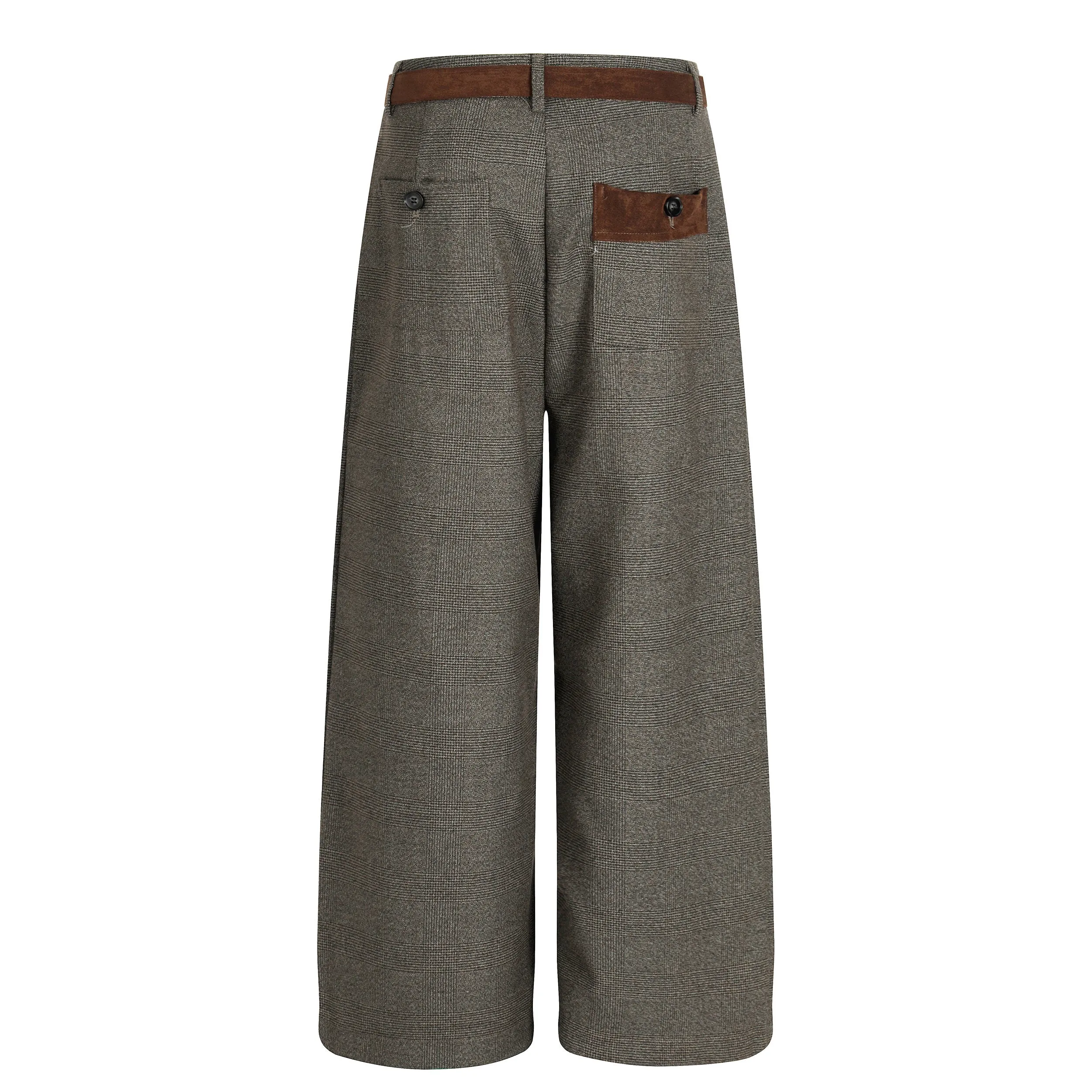 Omirad Vintage Wide-Leg Suit Pants sold by Omirad product image thumbnail 4