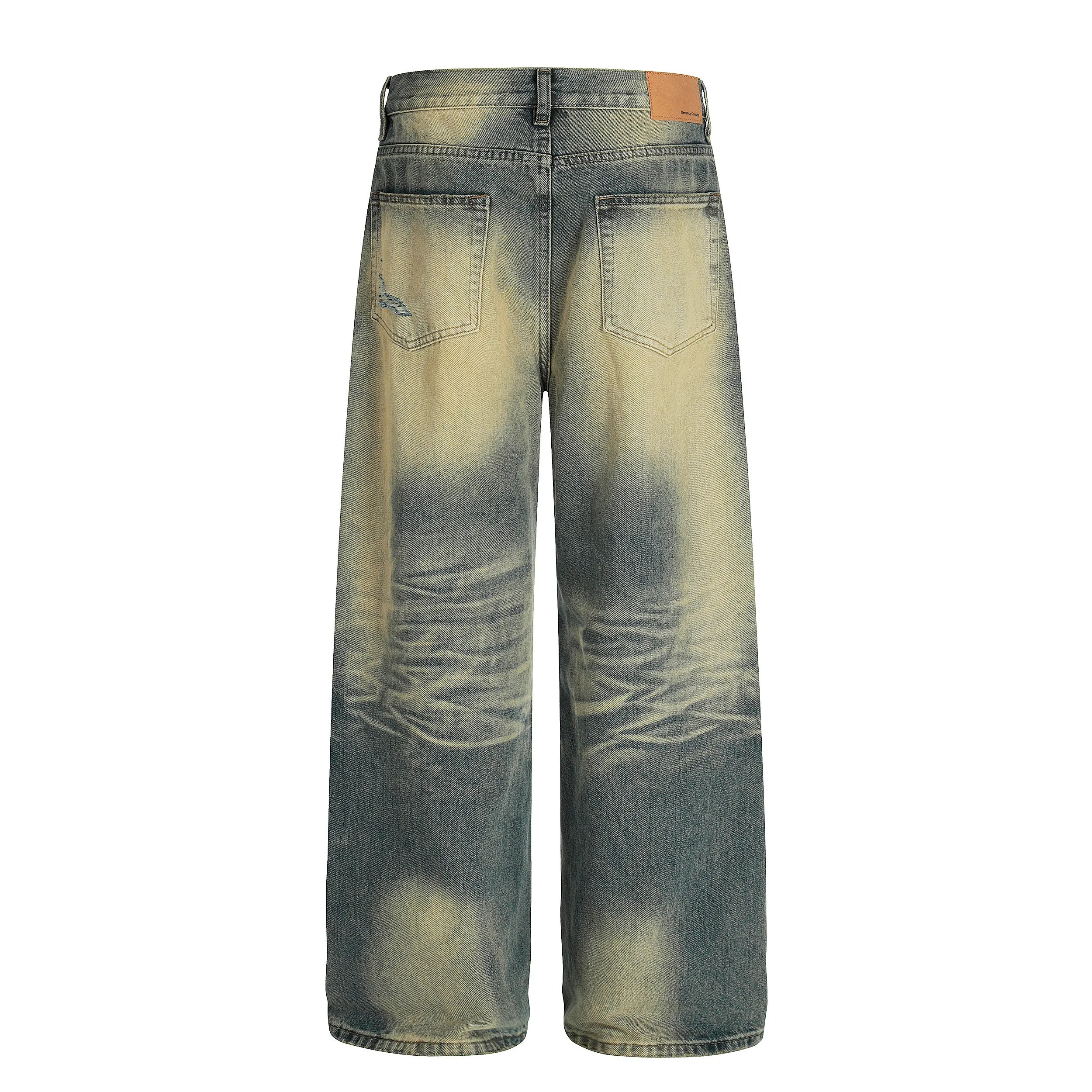 Omirad Vintage Washed Distressed Jeans sold by Omirad product image thumbnail 4