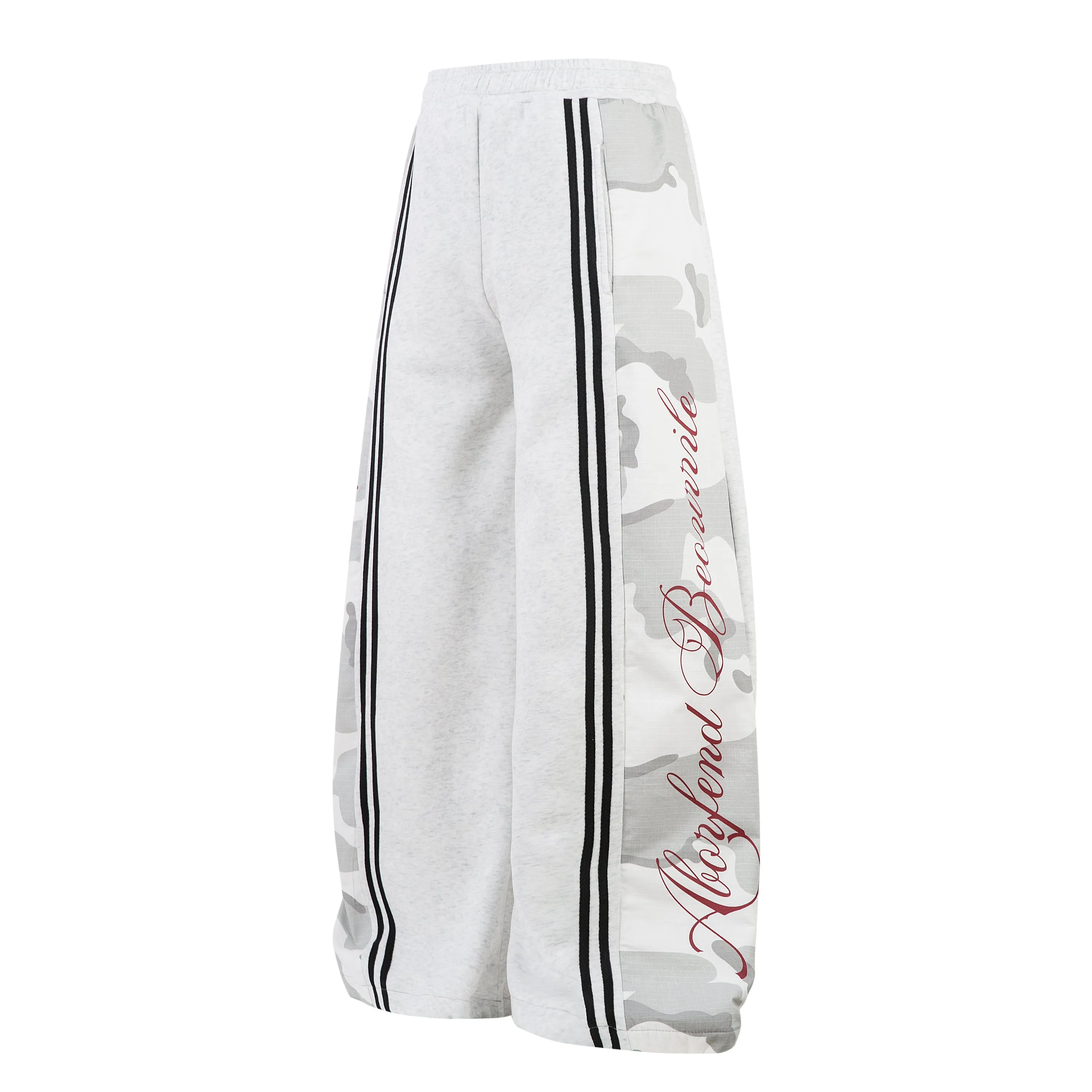 Omirad Camo Panel Wide-Leg Sweatpants sold by Omirad product image thumbnail 3