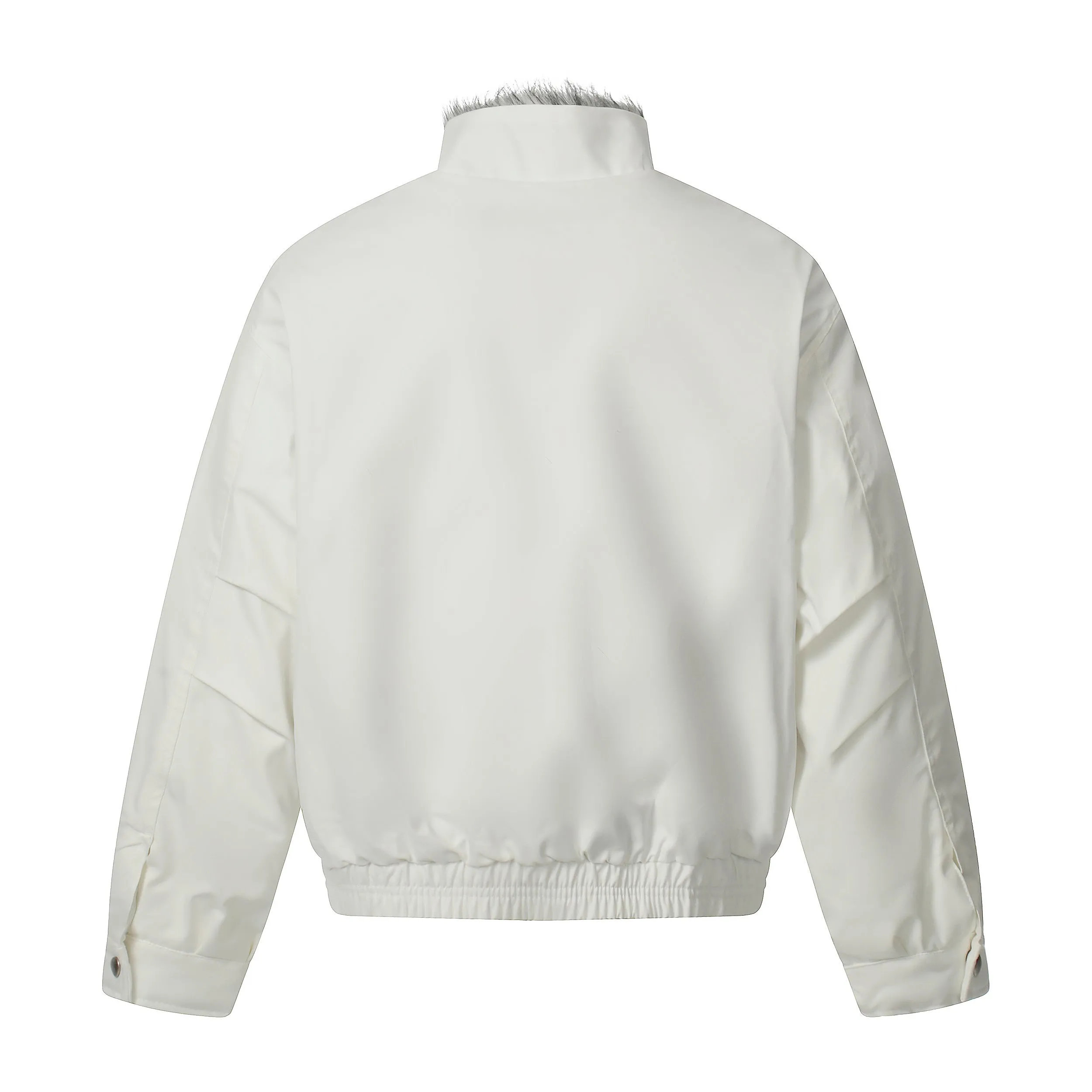 Omirad Minimal Faux-Fur Collar Jacket sold by Omirad product image thumbnail 2