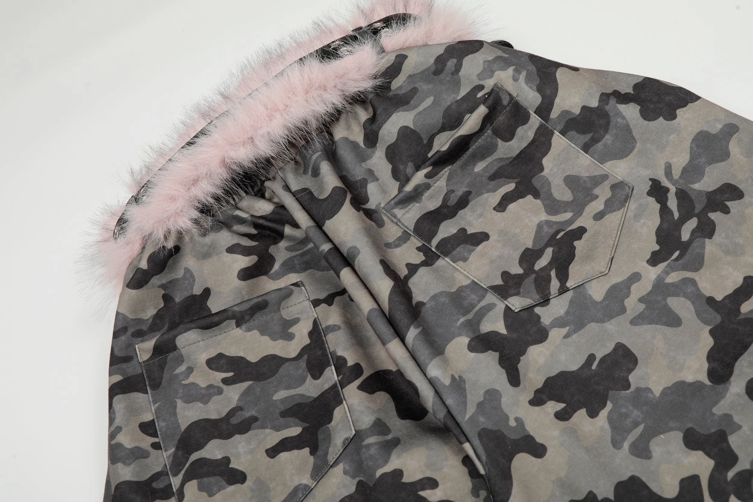 Omirad Camo Faux Fur Trim Pants sold by Omirad product image thumbnail 5