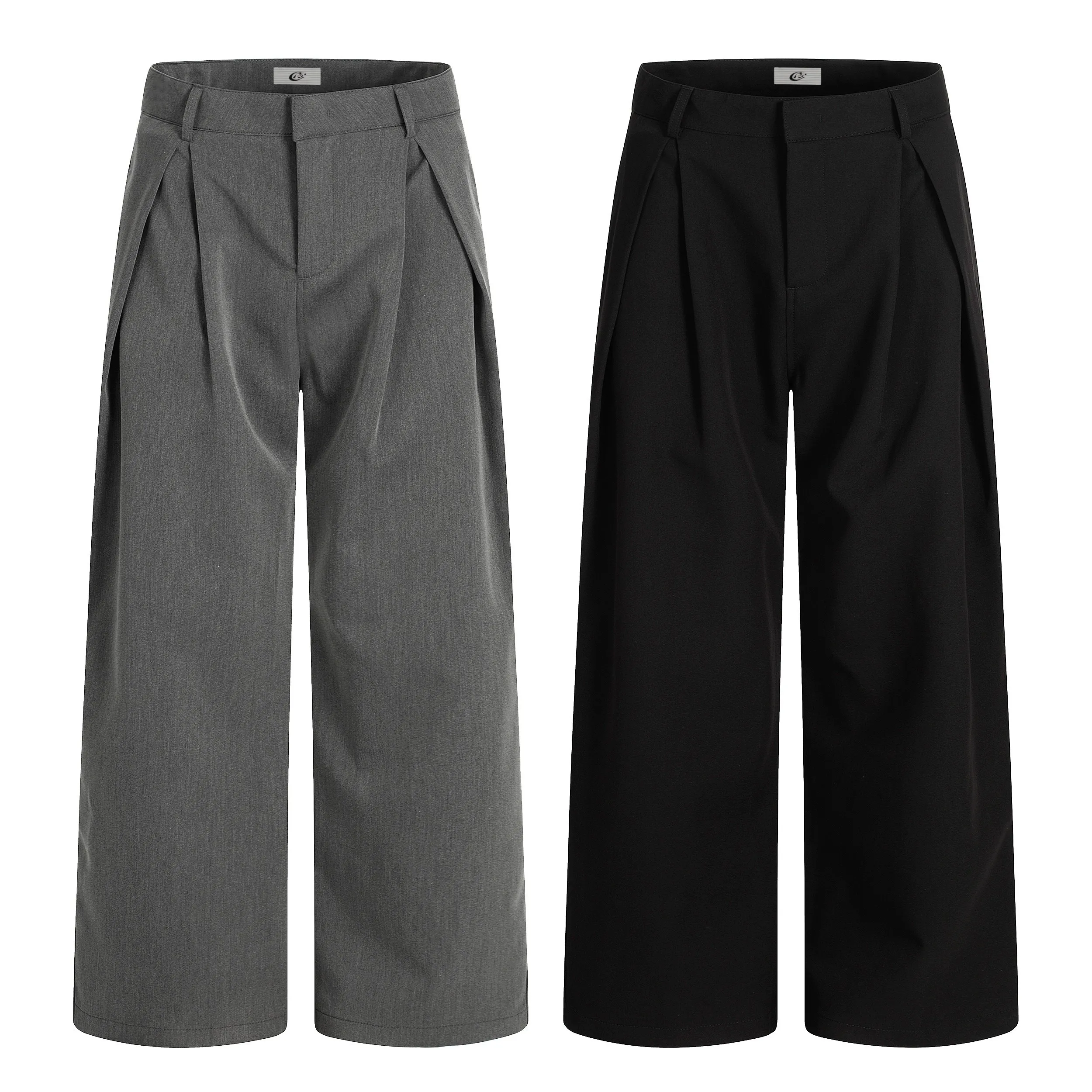 Omirad Pleated Wide-Leg Trousers sold by Omirad