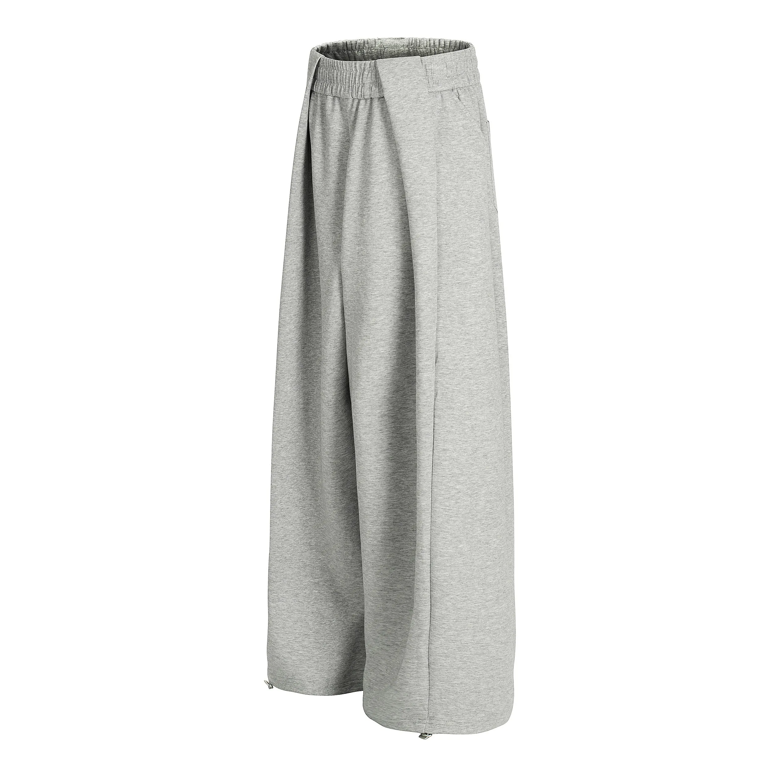 Omirad Pleated Relax Wide Pants – Light Grey sold by Omirad product image thumbnail 3