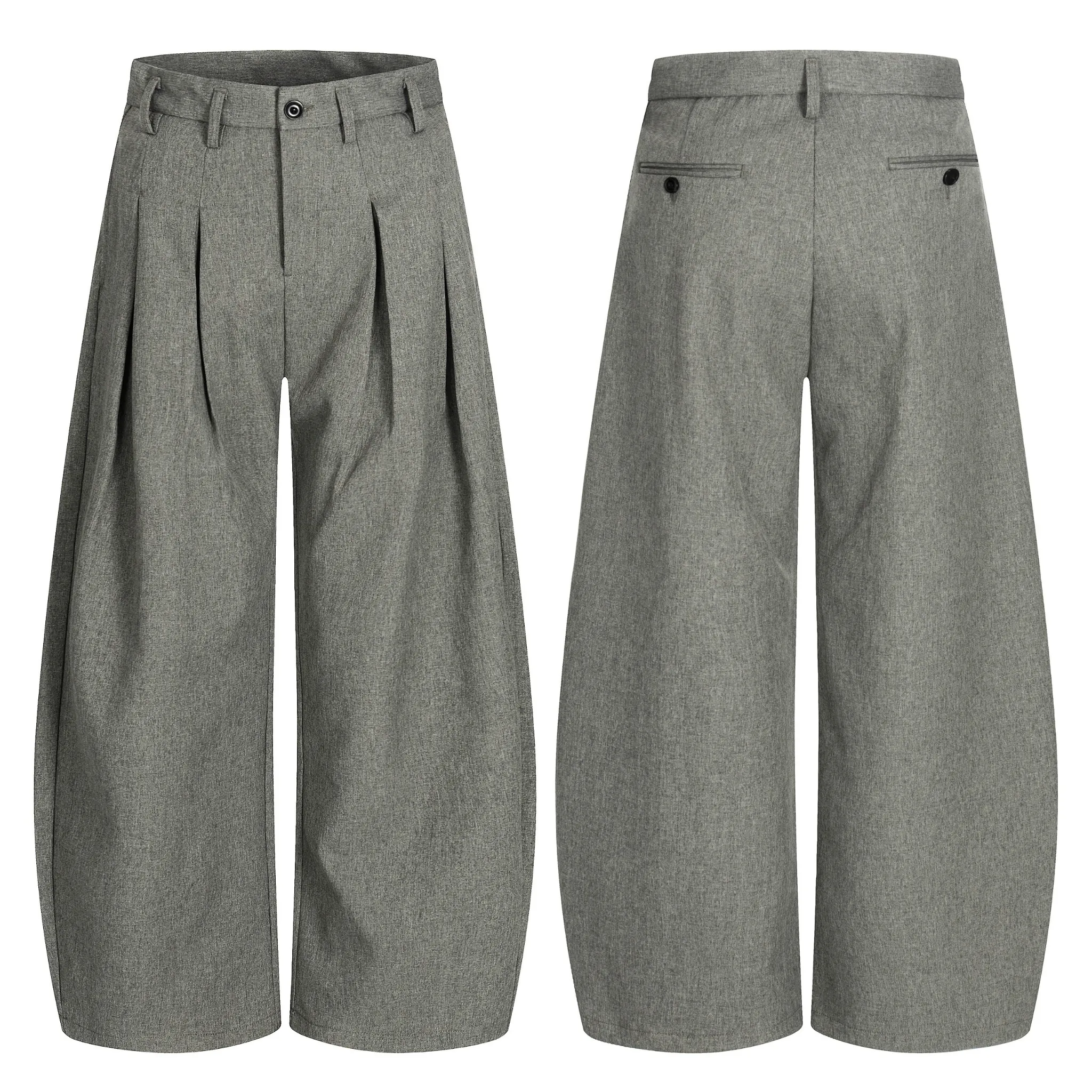 Omirad Structured Pleated Balloon Trousers sold by Omirad