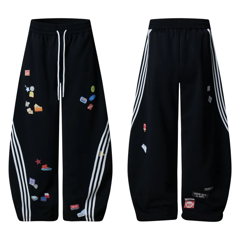 Omirad Patch Graphic Track Pants made by Omirad
