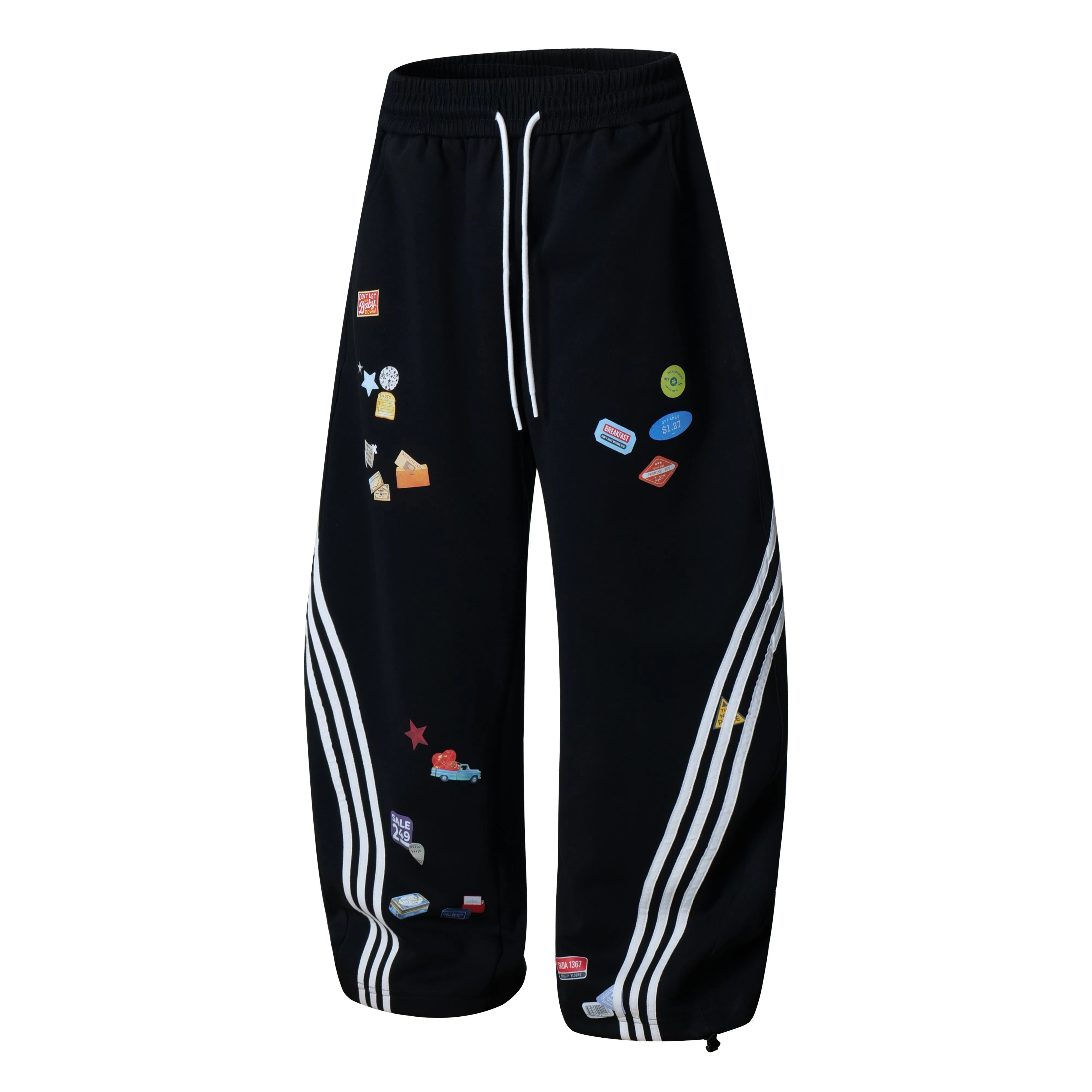Omirad Patch Graphic Track Pants sold by Omirad product image thumbnail 3
