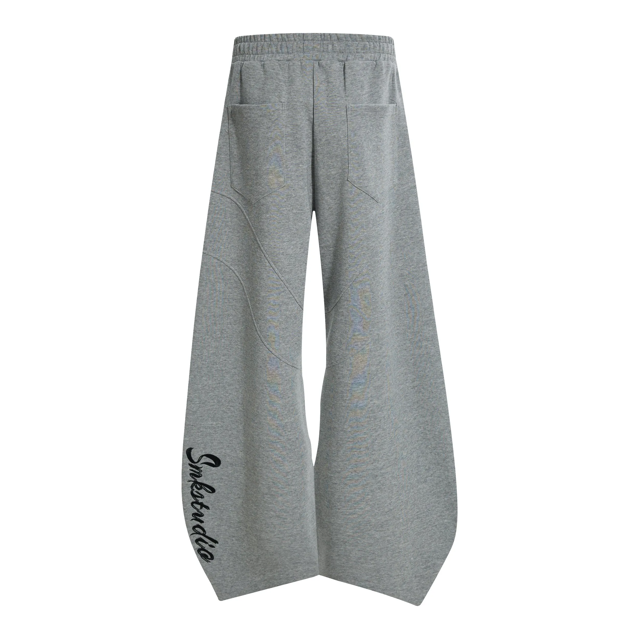 Omirad Curved Panel Wide-Leg Sweatpants sold by Omirad product image thumbnail 4