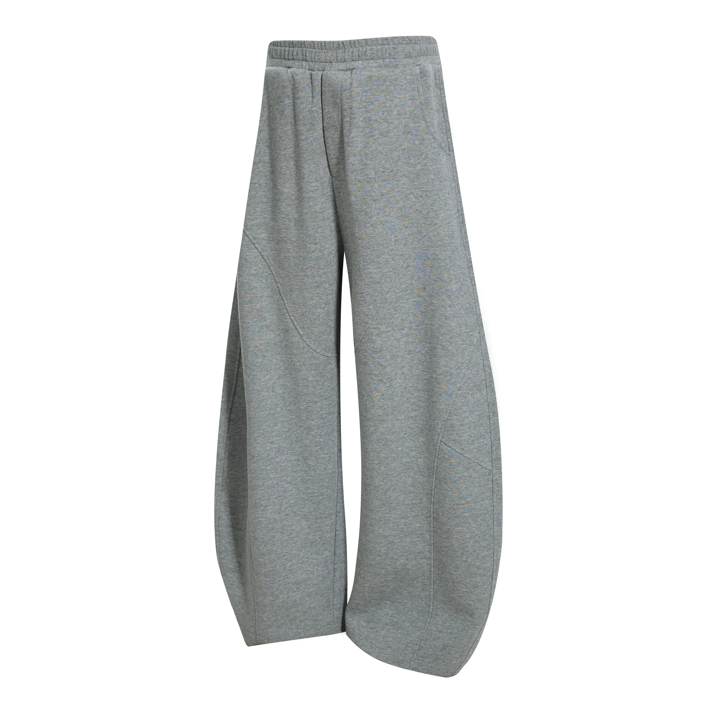 Omirad Curved Panel Wide-Leg Sweatpants sold by Omirad product image thumbnail 3