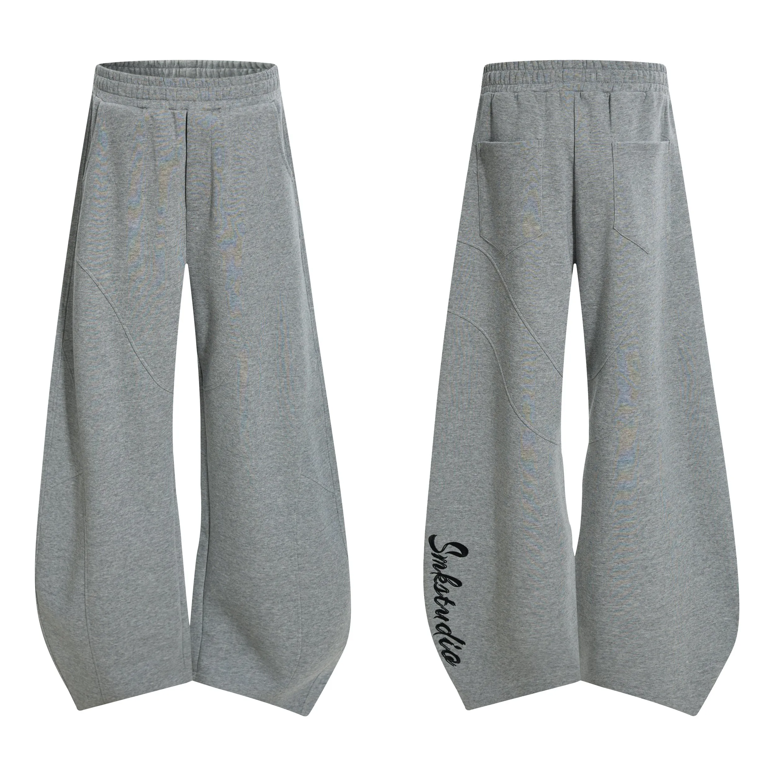 Omirad Curved Panel Wide-Leg Sweatpants sold by Omirad