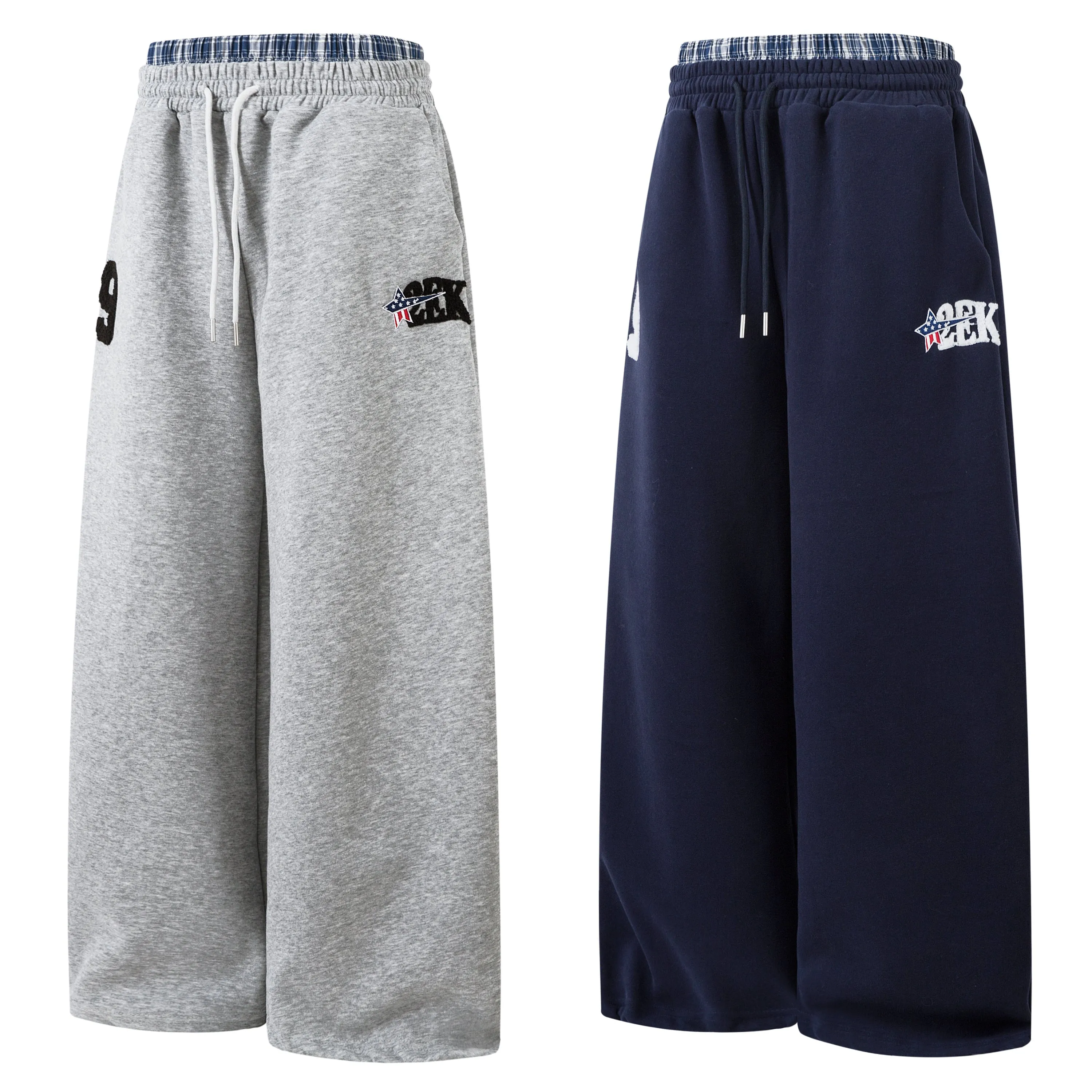 Omirad Varsity Wide-Leg Athletic Sweatpants sold by Omirad product image thumbnail 2