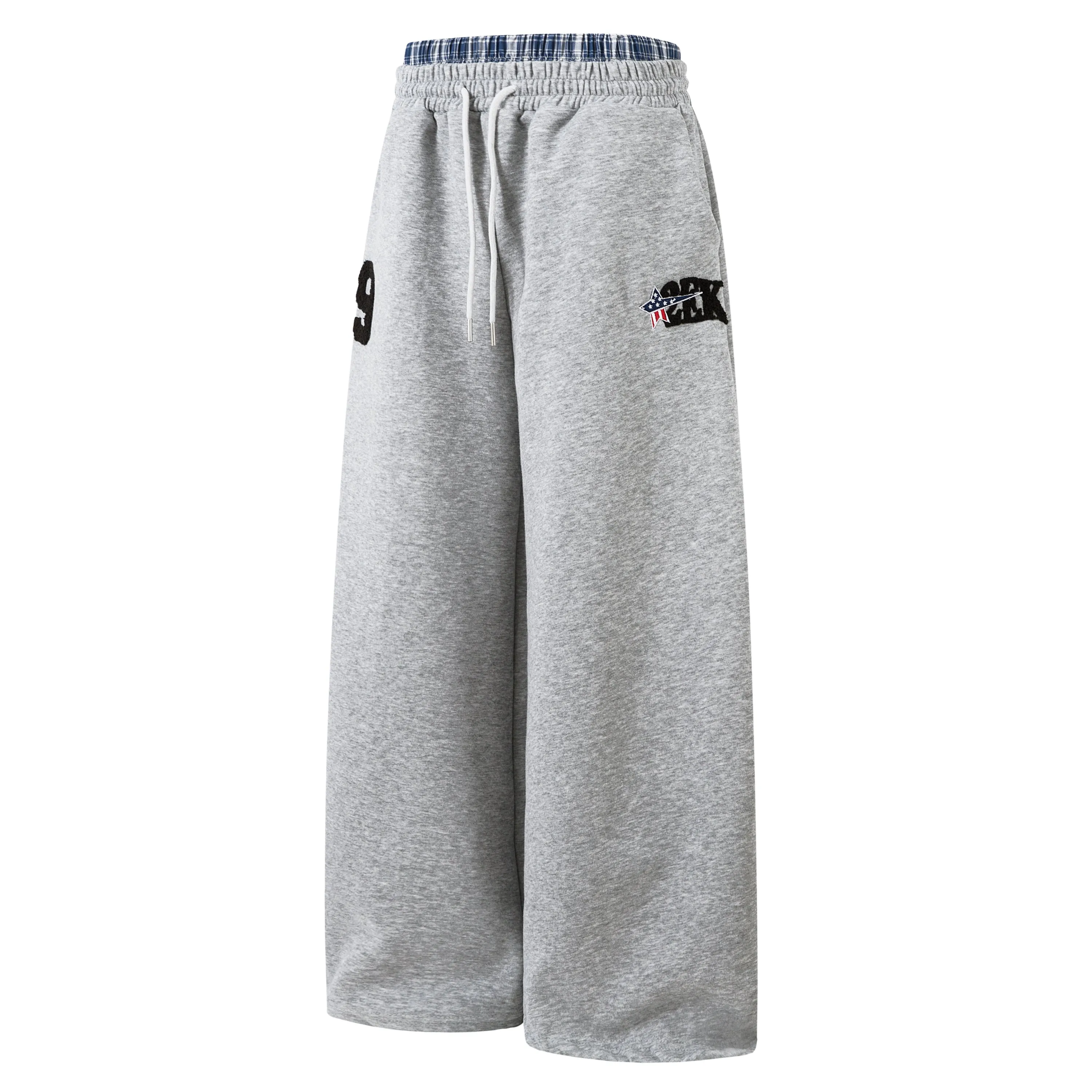 Omirad Varsity Wide-Leg Athletic Sweatpants sold by Omirad product image thumbnail 4