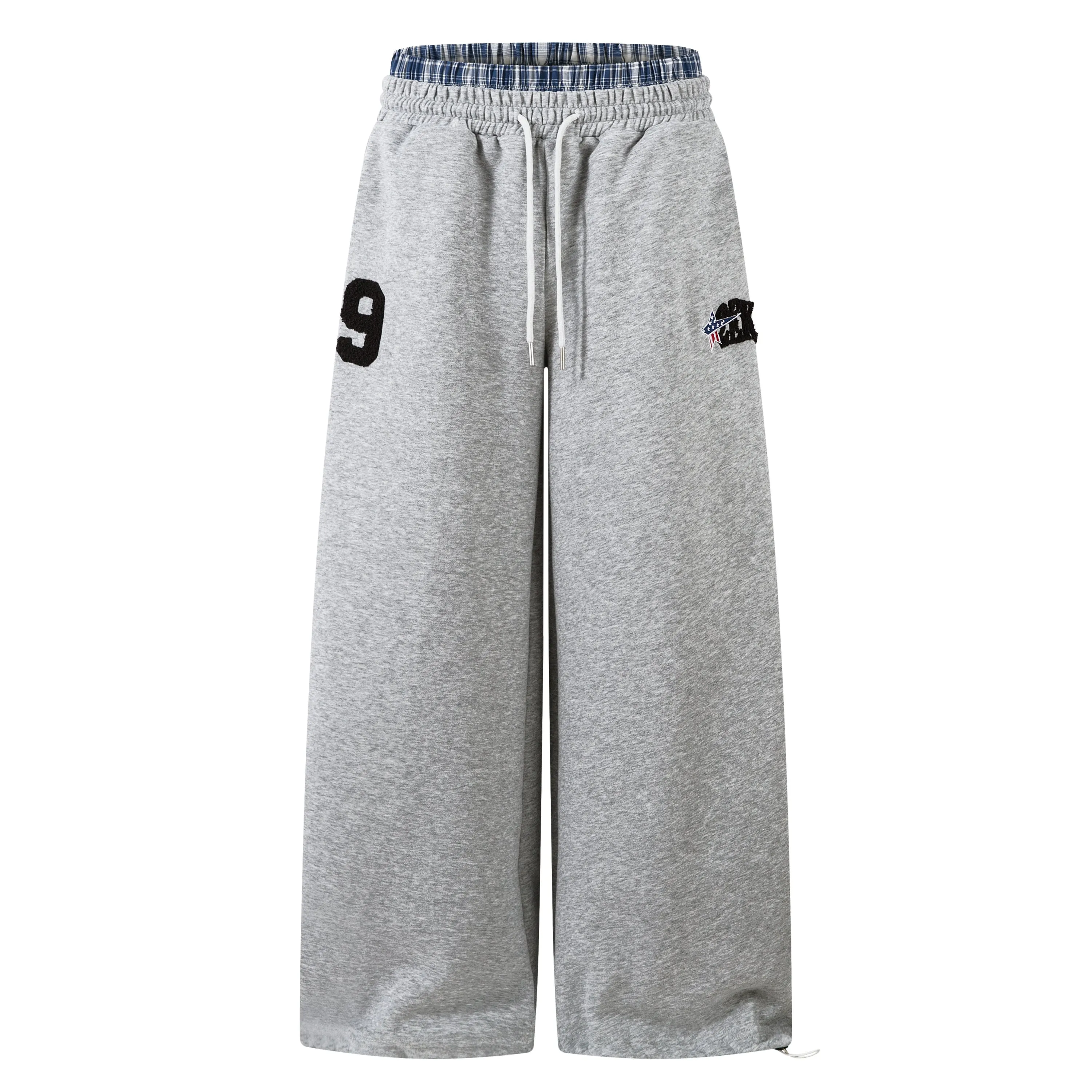 Omirad Varsity Wide-Leg Athletic Sweatpants sold by Omirad product image thumbnail 3