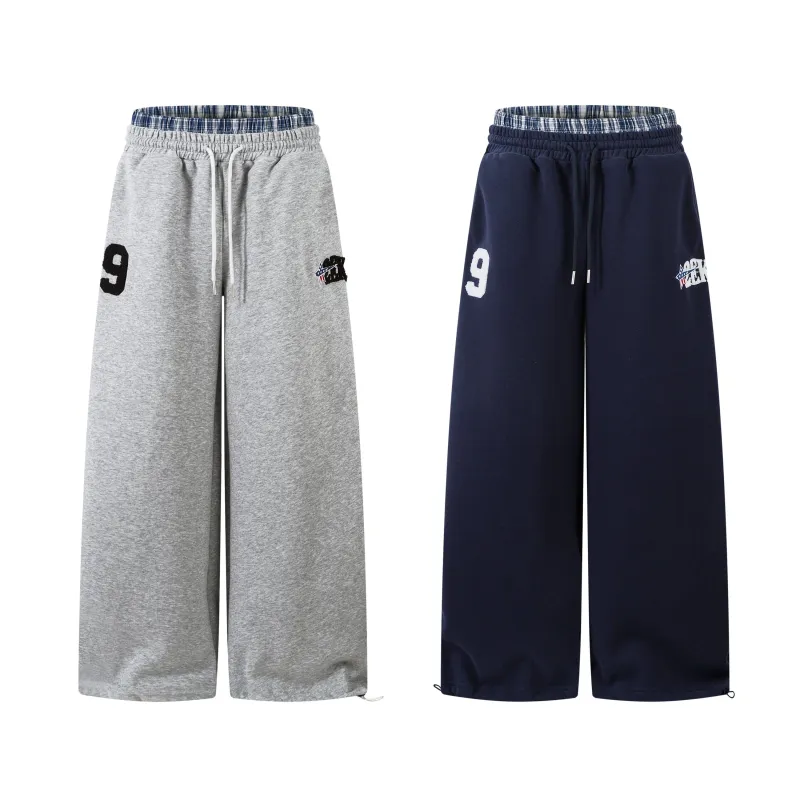 Omirad Varsity Wide-Leg Athletic Sweatpants made by Omirad