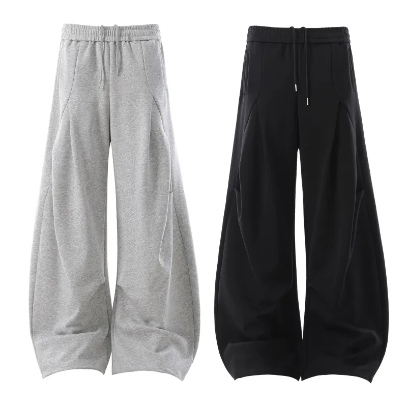 Omirad Sculpted Wide-Leg Athletic Sweatpants sold by Omirad