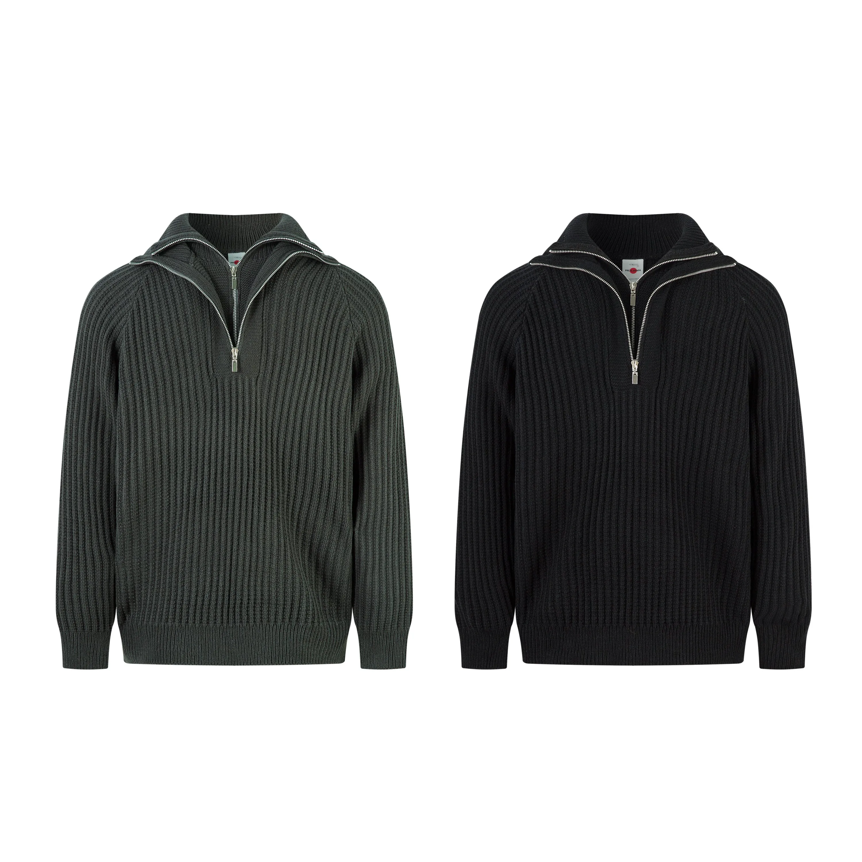 Omirad Minimalist Half-Zip Knit Sweater sold by Omirad product image thumbnail 2