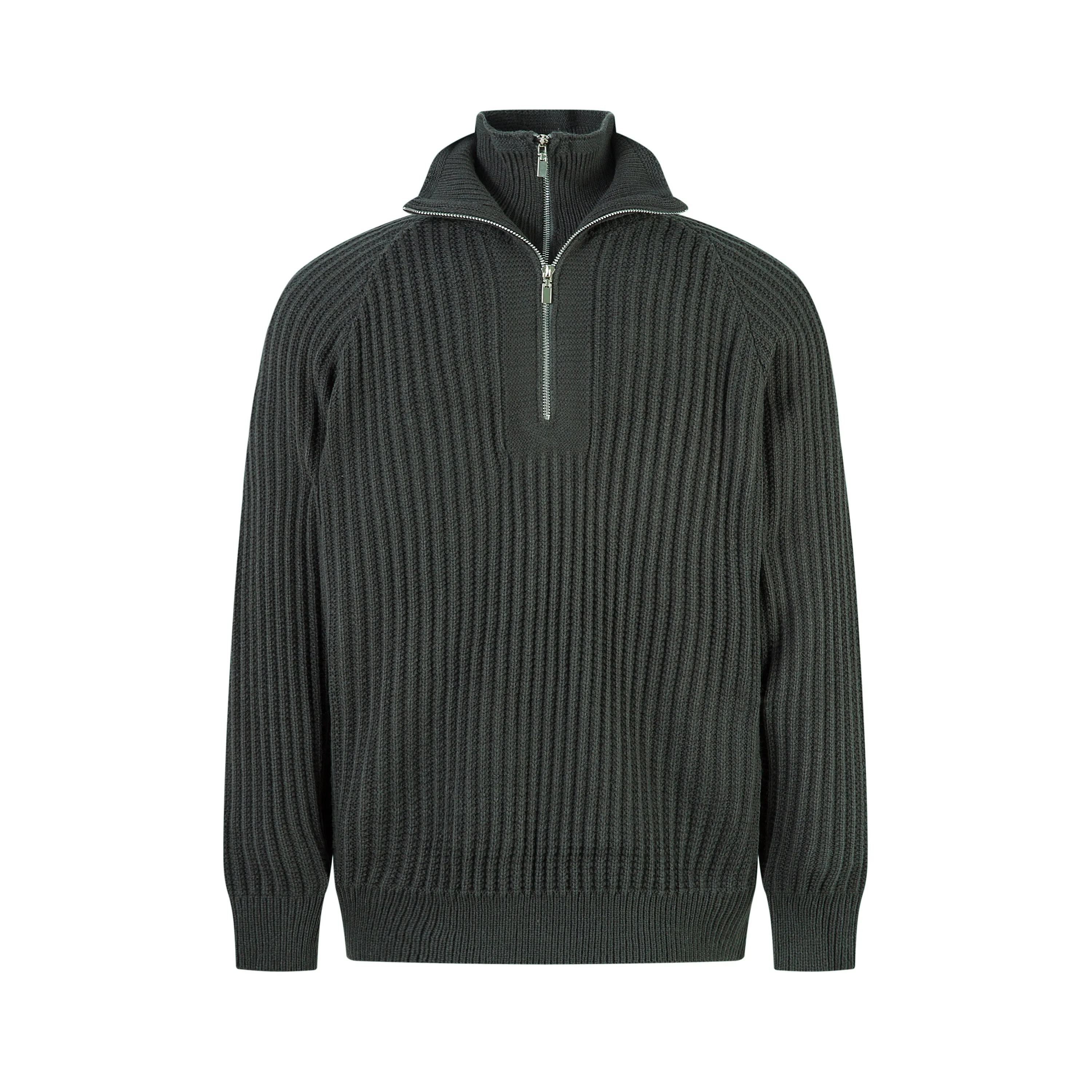 Omirad Minimalist Half-Zip Knit Sweater sold by Omirad product image thumbnail 3