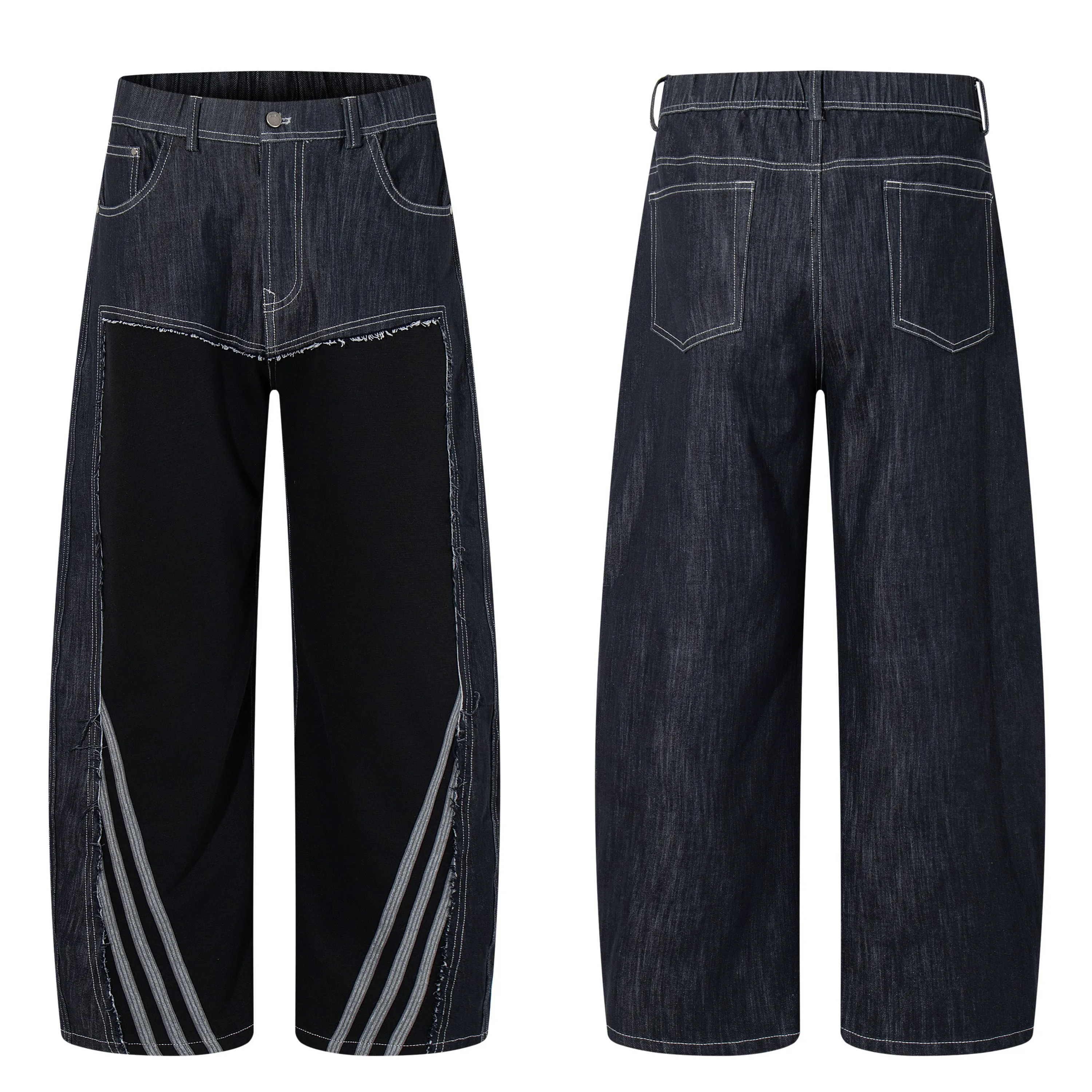 Omirad Hybrid Panel Wide-Leg Pants sold by Omirad