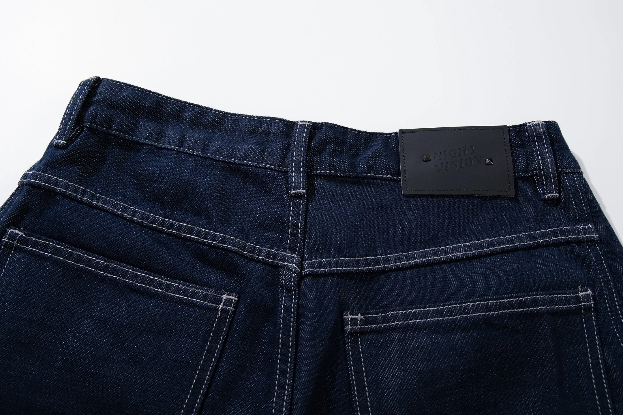 Omirad Utility Cuffed Wide-Leg Denim sold by Omirad product image thumbnail 5