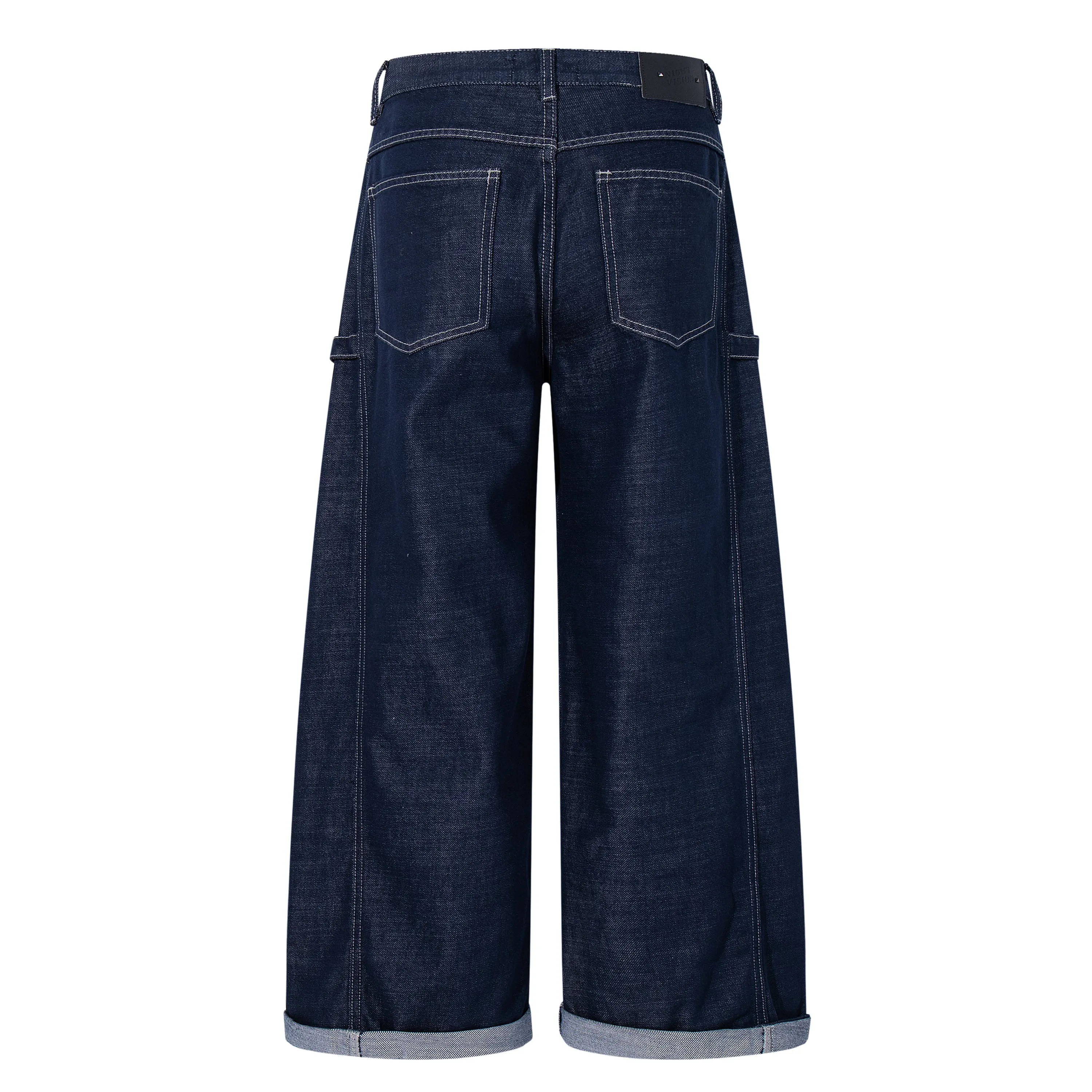 Omirad Utility Cuffed Wide-Leg Denim sold by Omirad product image thumbnail 4