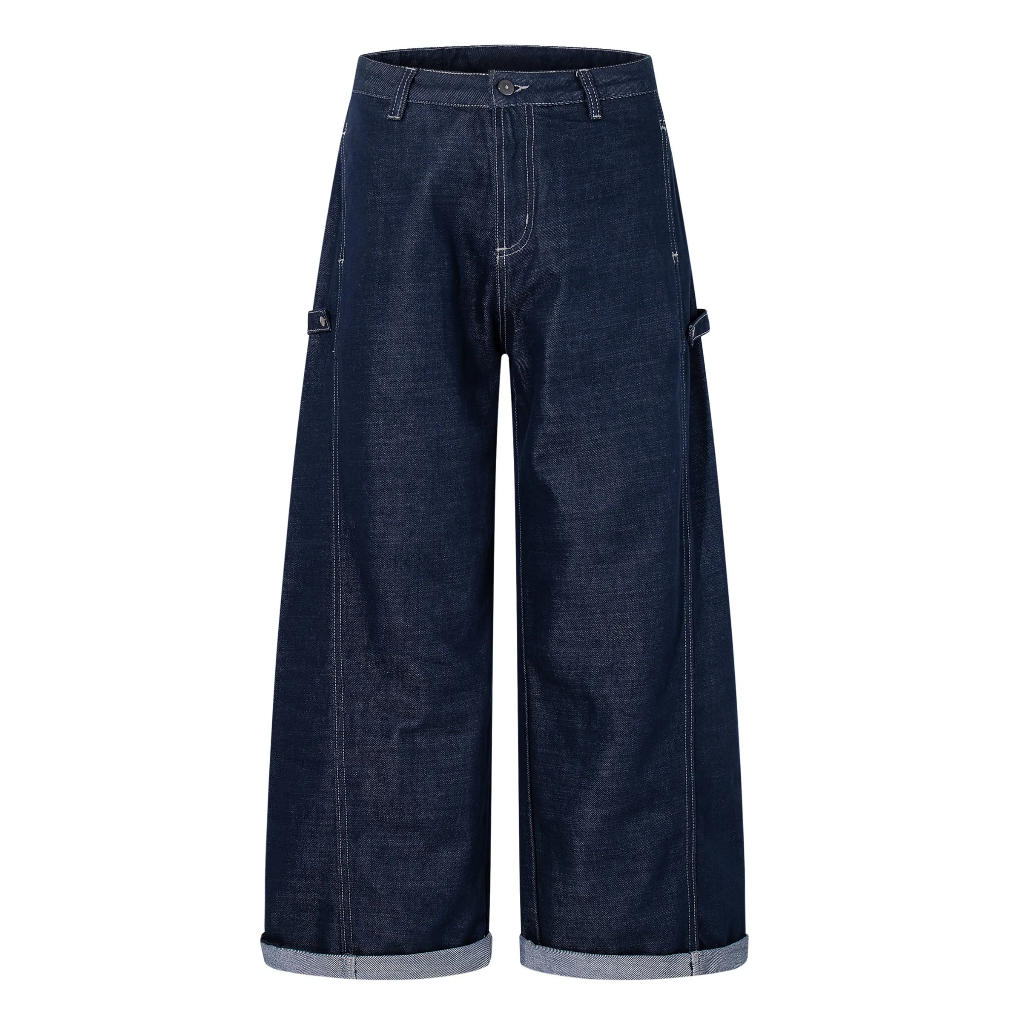 Omirad Utility Cuffed Wide-Leg Denim sold by Omirad product image thumbnail 2