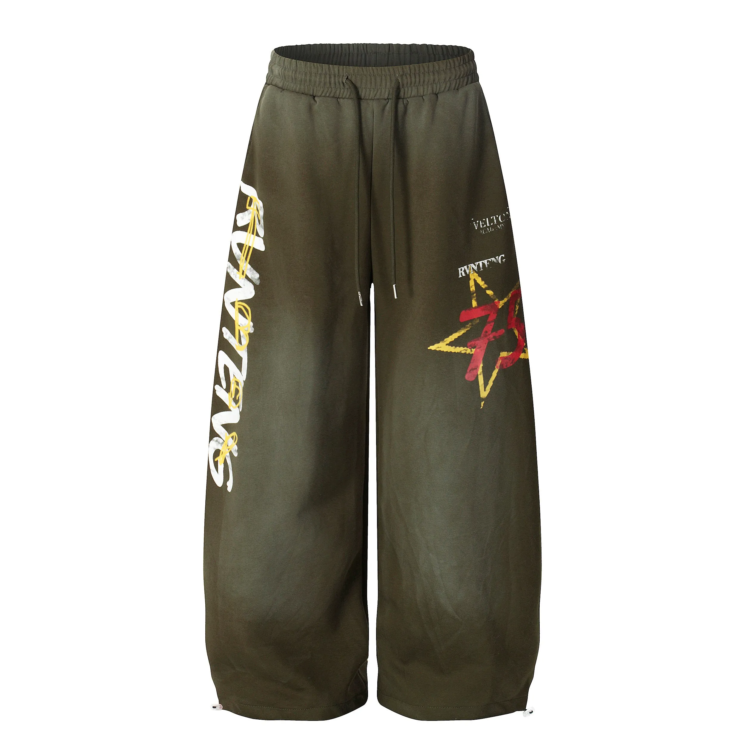 Omirad Gradient Graphic Wide-Leg Sweatpants sold by Omirad product image thumbnail 3