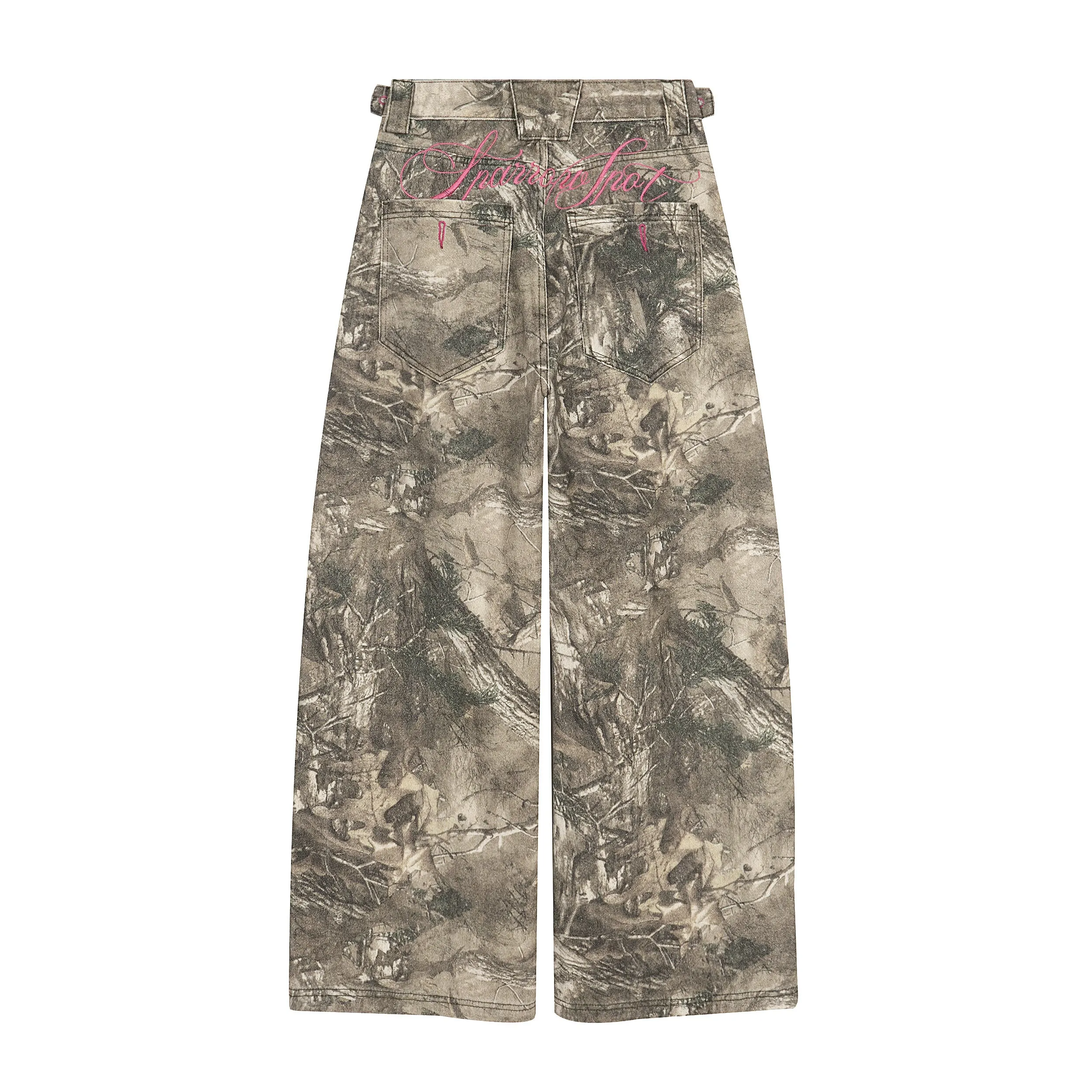 Omirad Forest Camo Wide-Leg Pants sold by Omirad product image thumbnail 3