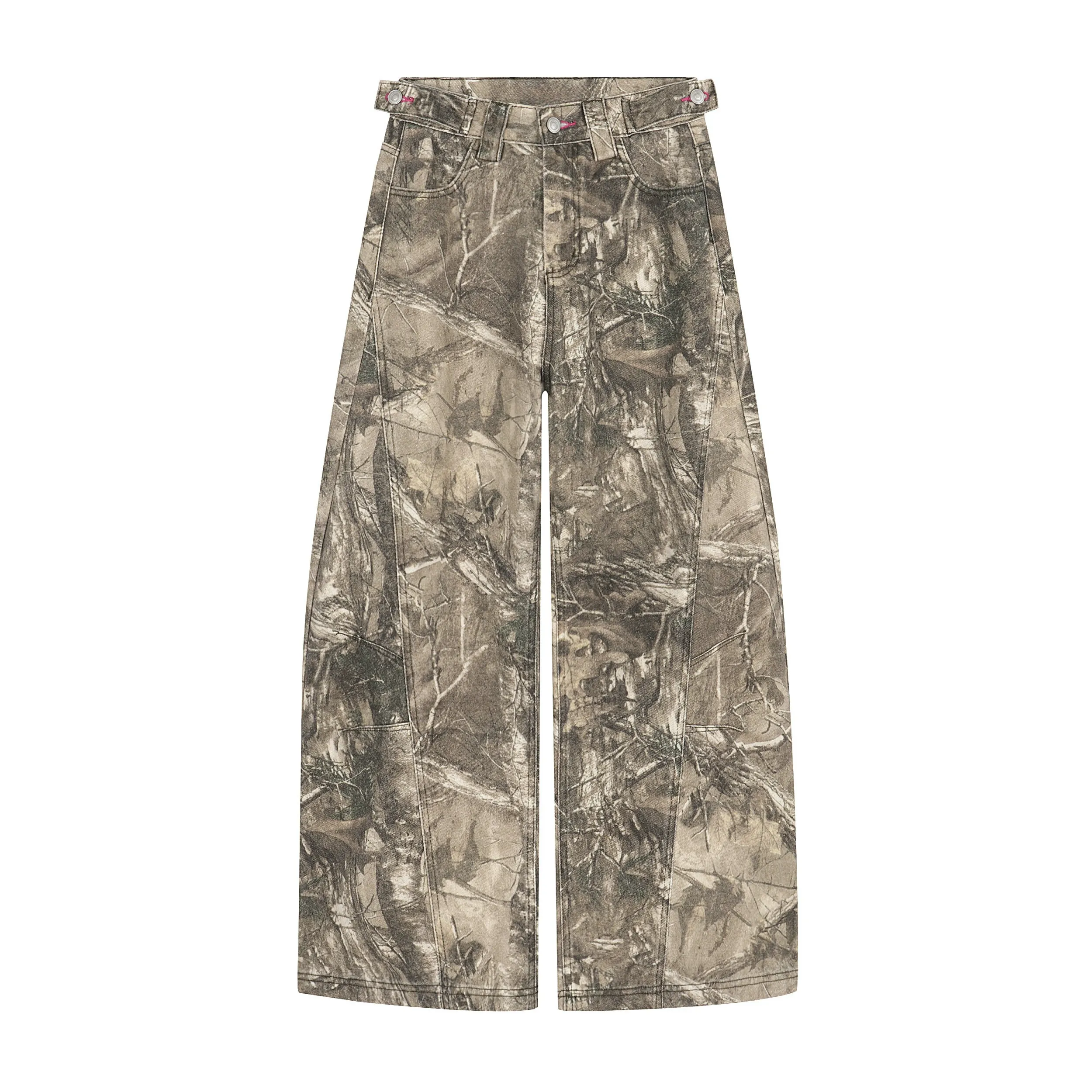 Omirad Forest Camo Wide-Leg Pants sold by Omirad product image thumbnail 2