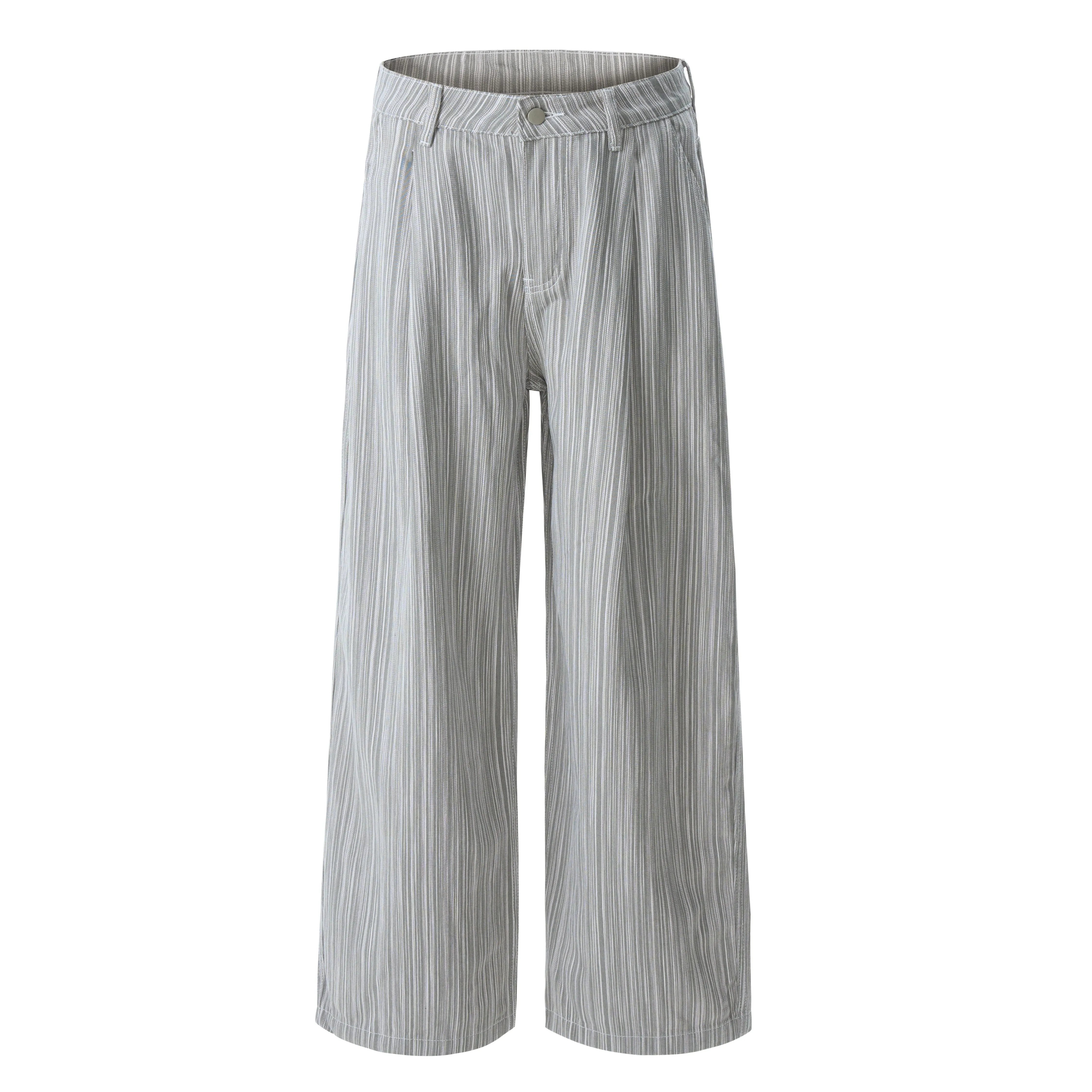 Omirad Striped Relaxed Wide-Leg Pants sold by Omirad product image thumbnail 2