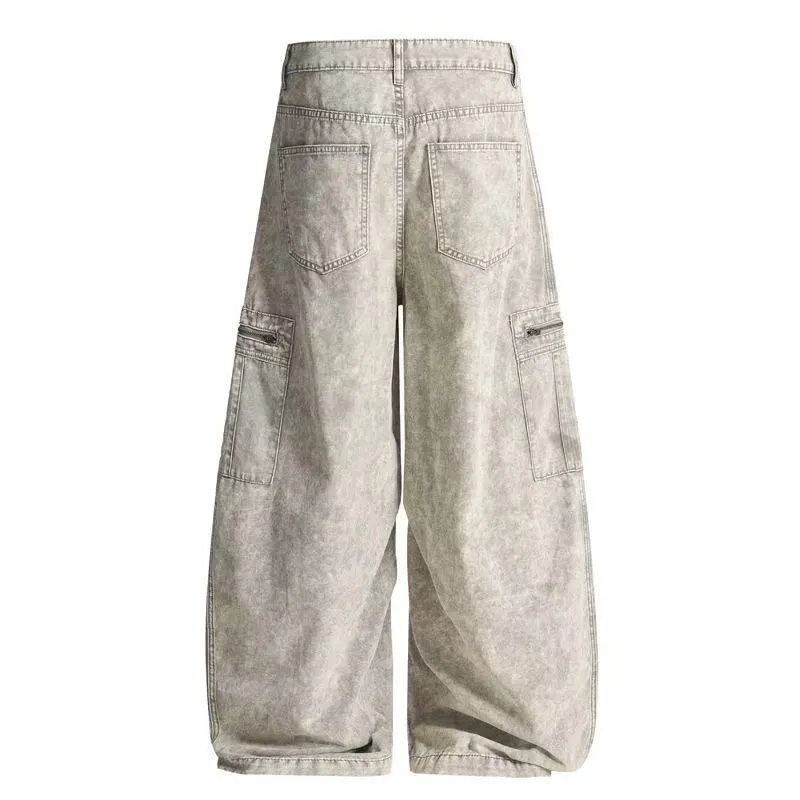 Omirad Vintage Wash Wide-Leg Pants sold by Omirad product image thumbnail 4