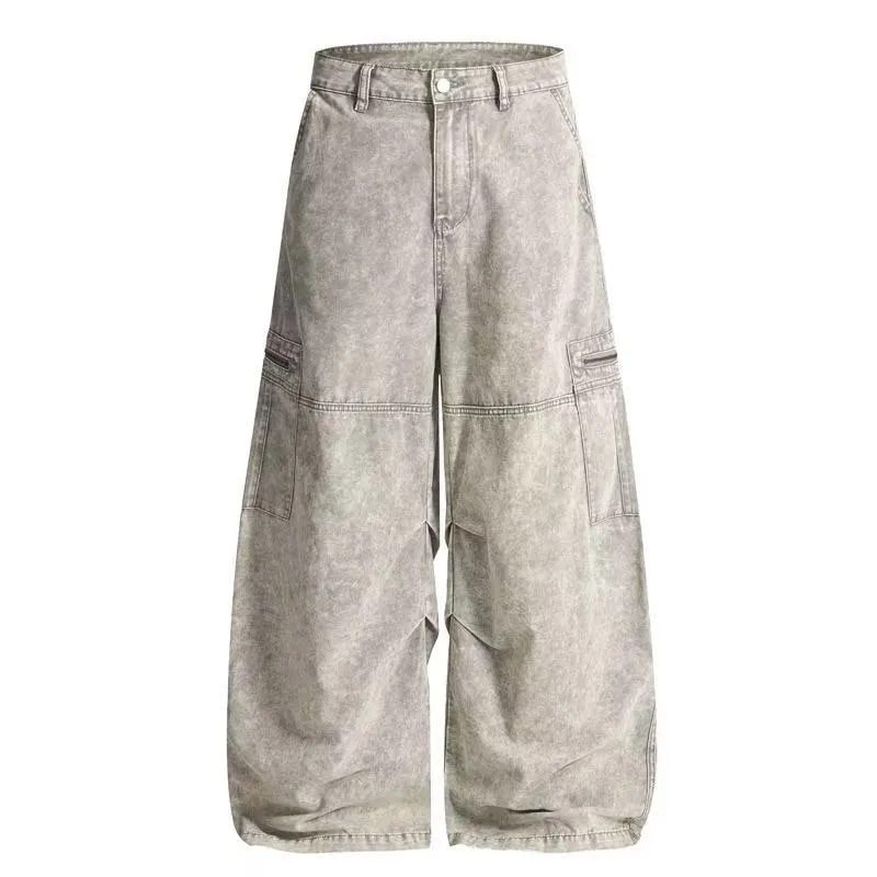 Omirad Vintage Wash Wide-Leg Pants sold by Omirad product image thumbnail 5