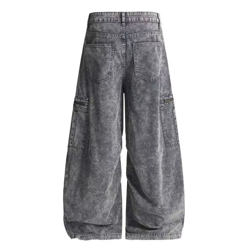Omirad Vintage Wash Wide-Leg Pants sold by Omirad product image thumbnail 3