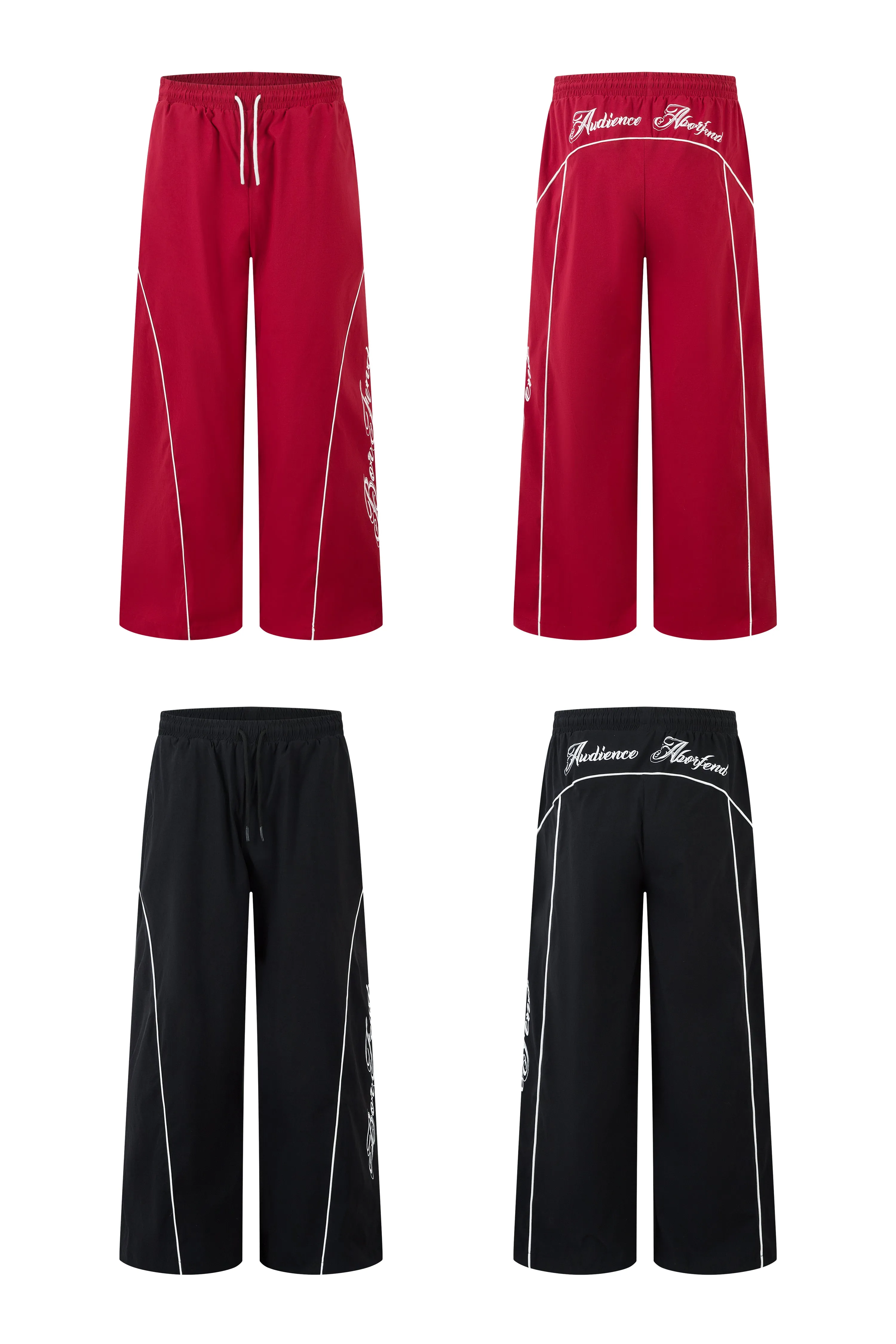 Omirad Contrast Piping Nylon Track Pants sold by Omirad product image thumbnail 2