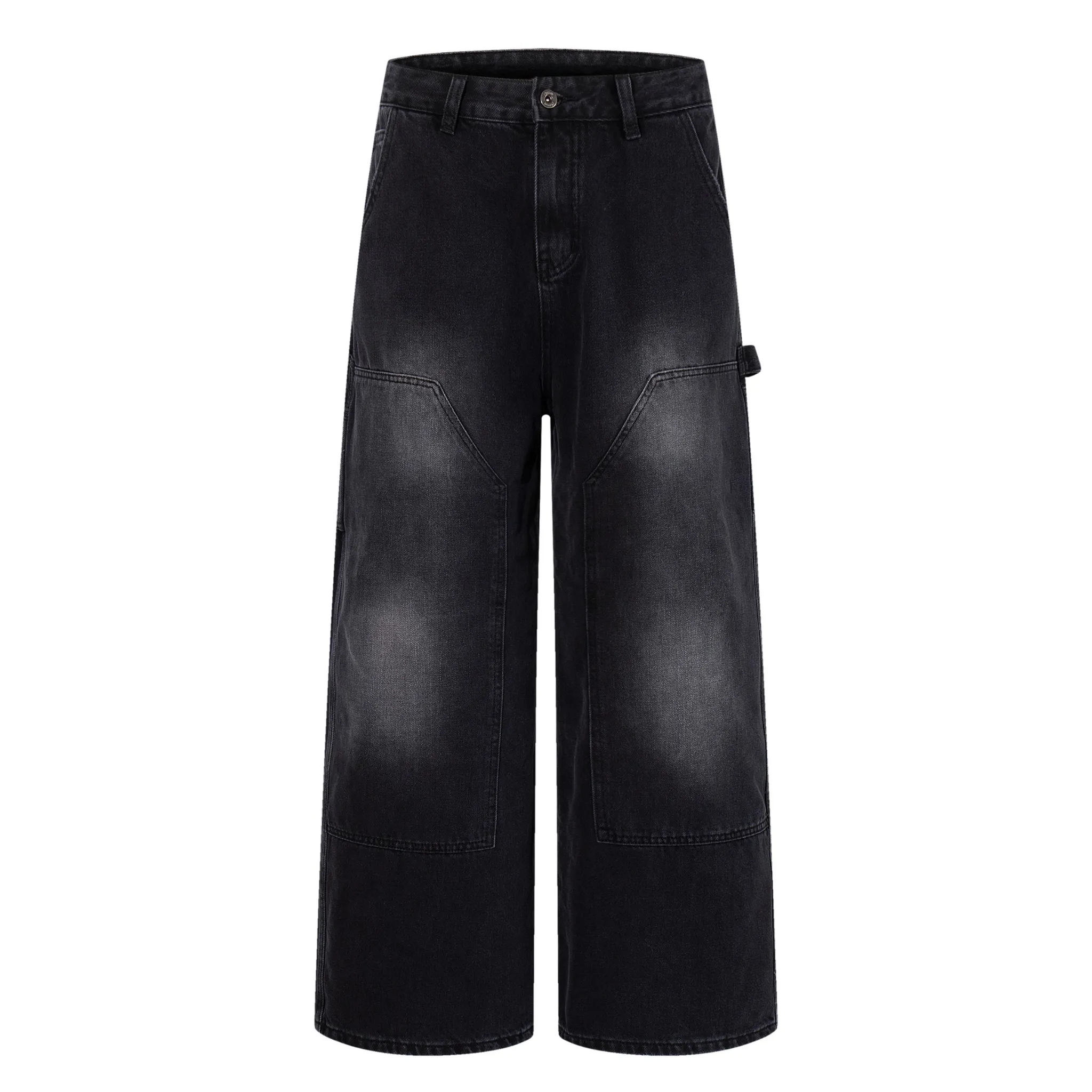 Omirad Gradient Workwear Wide-Leg Jeans sold by Omirad product image thumbnail 2