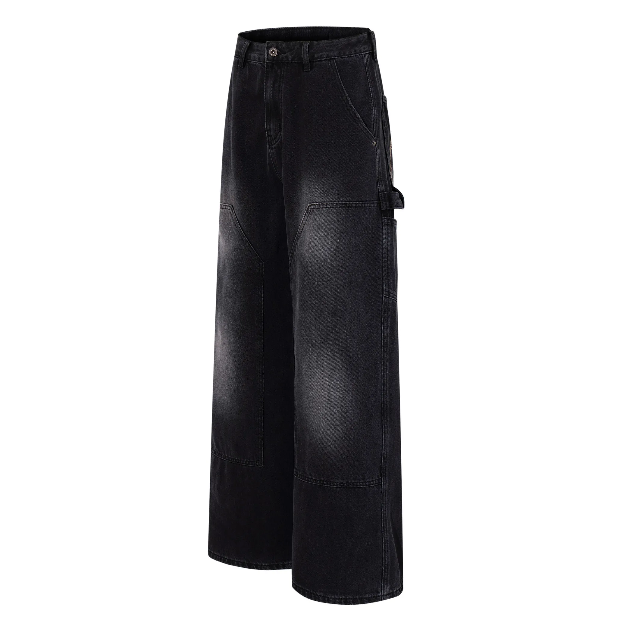 Omirad Gradient Workwear Wide-Leg Jeans sold by Omirad product image thumbnail 3