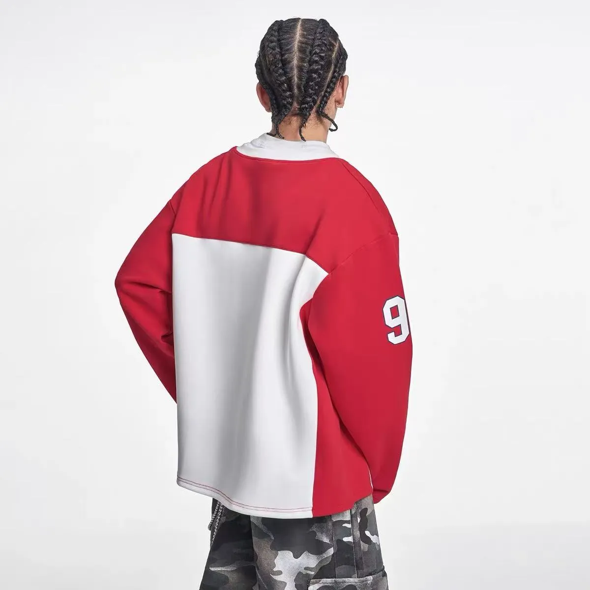 Omirad Retro Sports Jersey Top sold by Omirad product image thumbnail 5