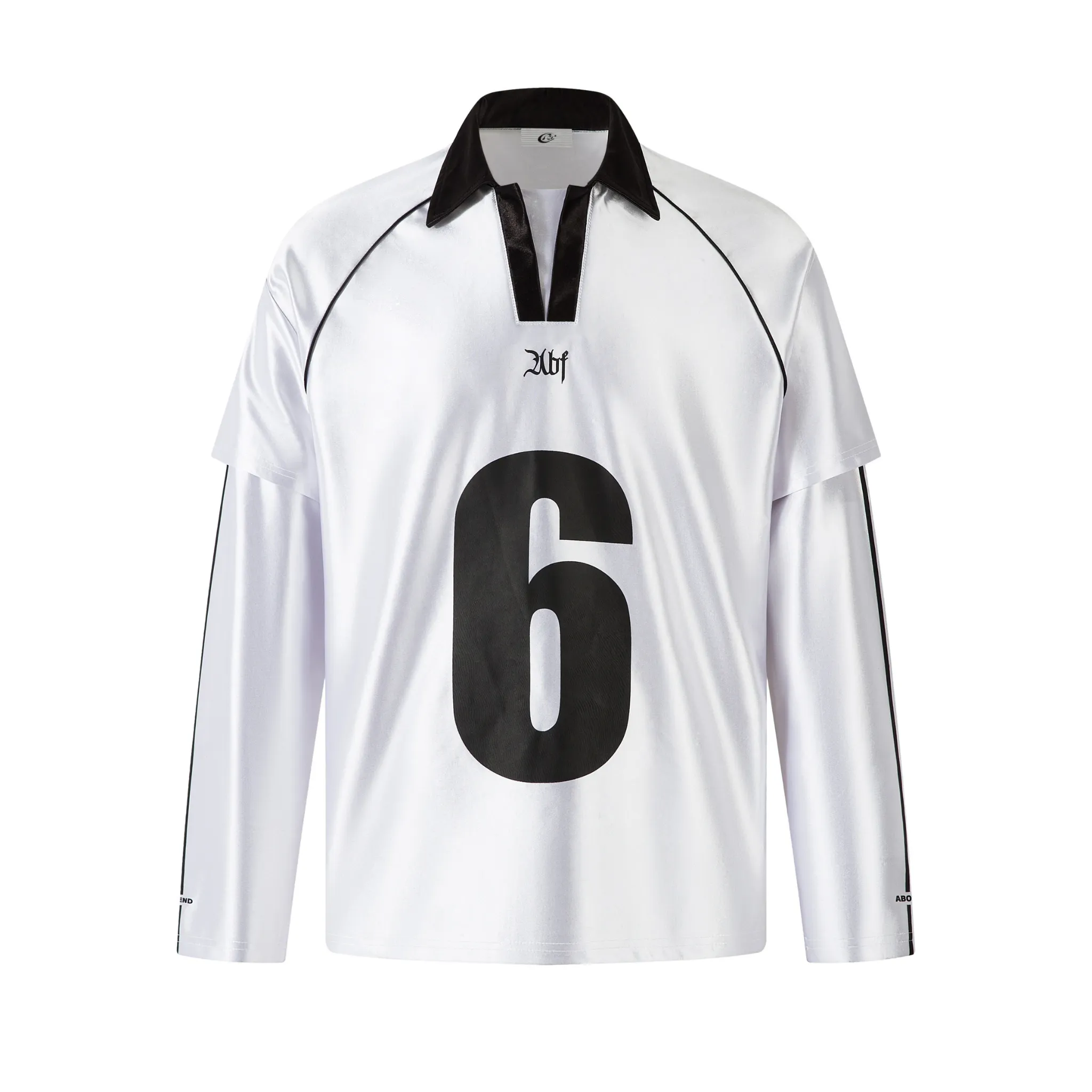 Omirad Retro Number 6 Long-Sleeve Jersey sold by Omirad product image thumbnail 2