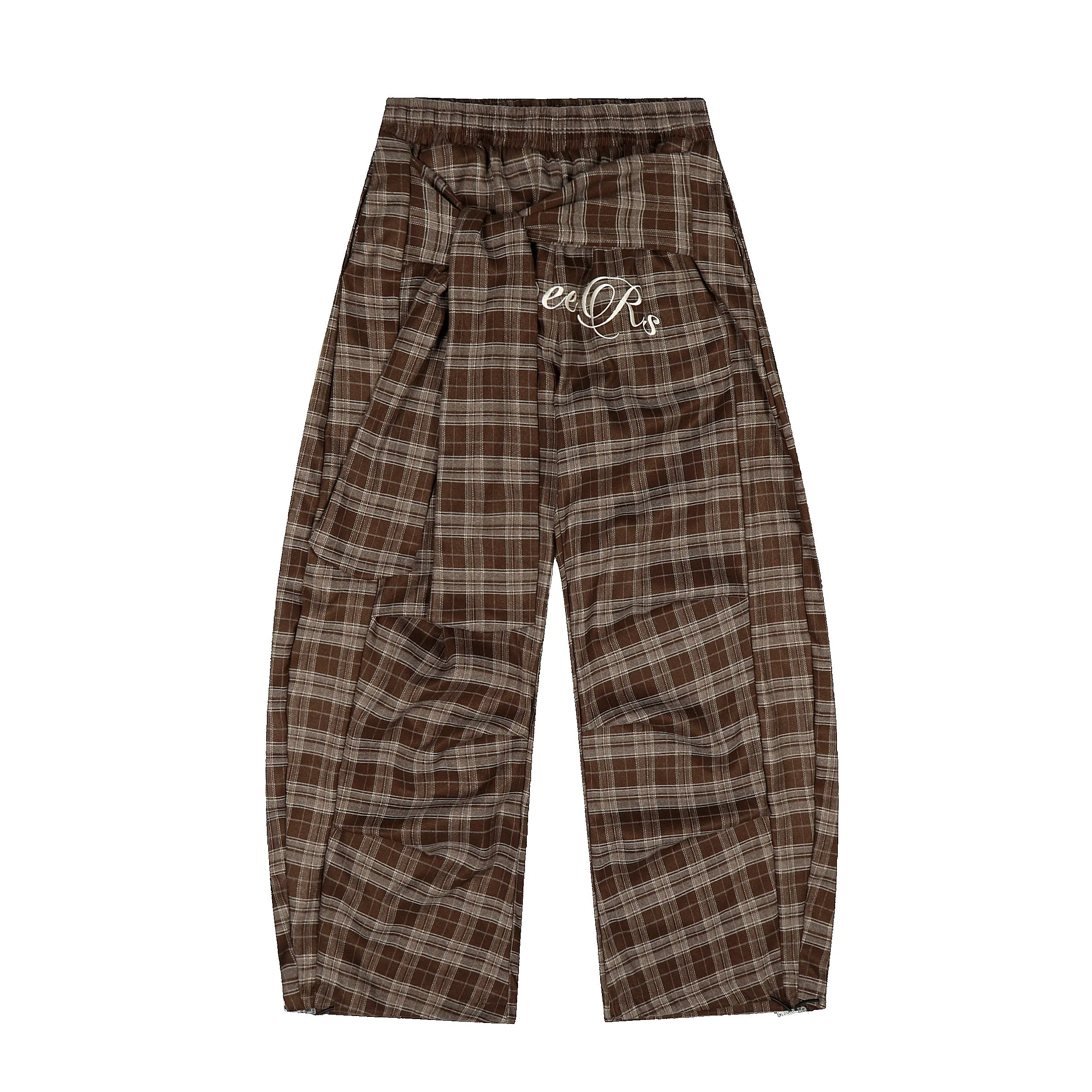 Omirad Plaid Wide-Leg Pants sold by Omirad product image thumbnail 2