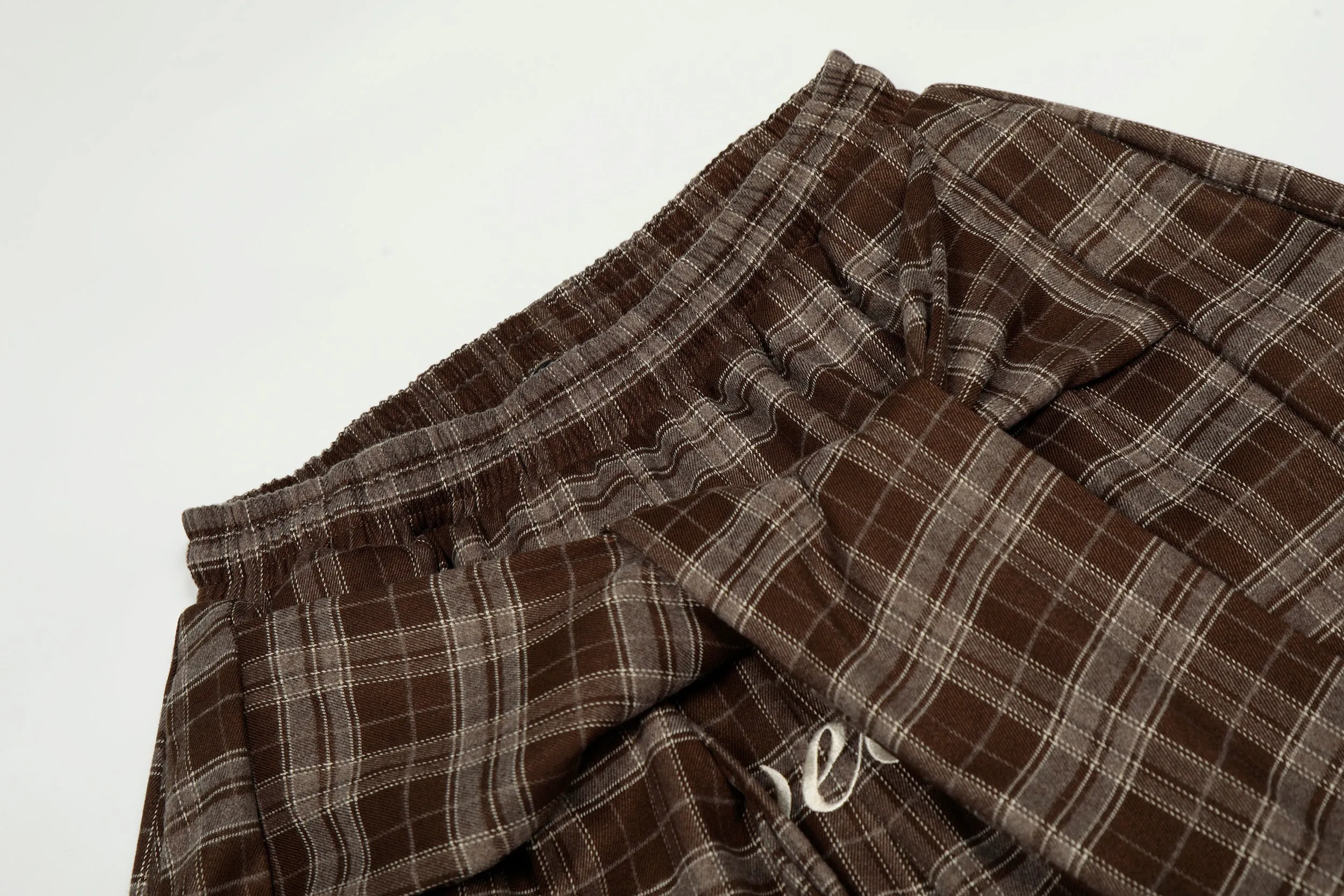 Omirad Plaid Wide-Leg Pants sold by Omirad product image thumbnail 5