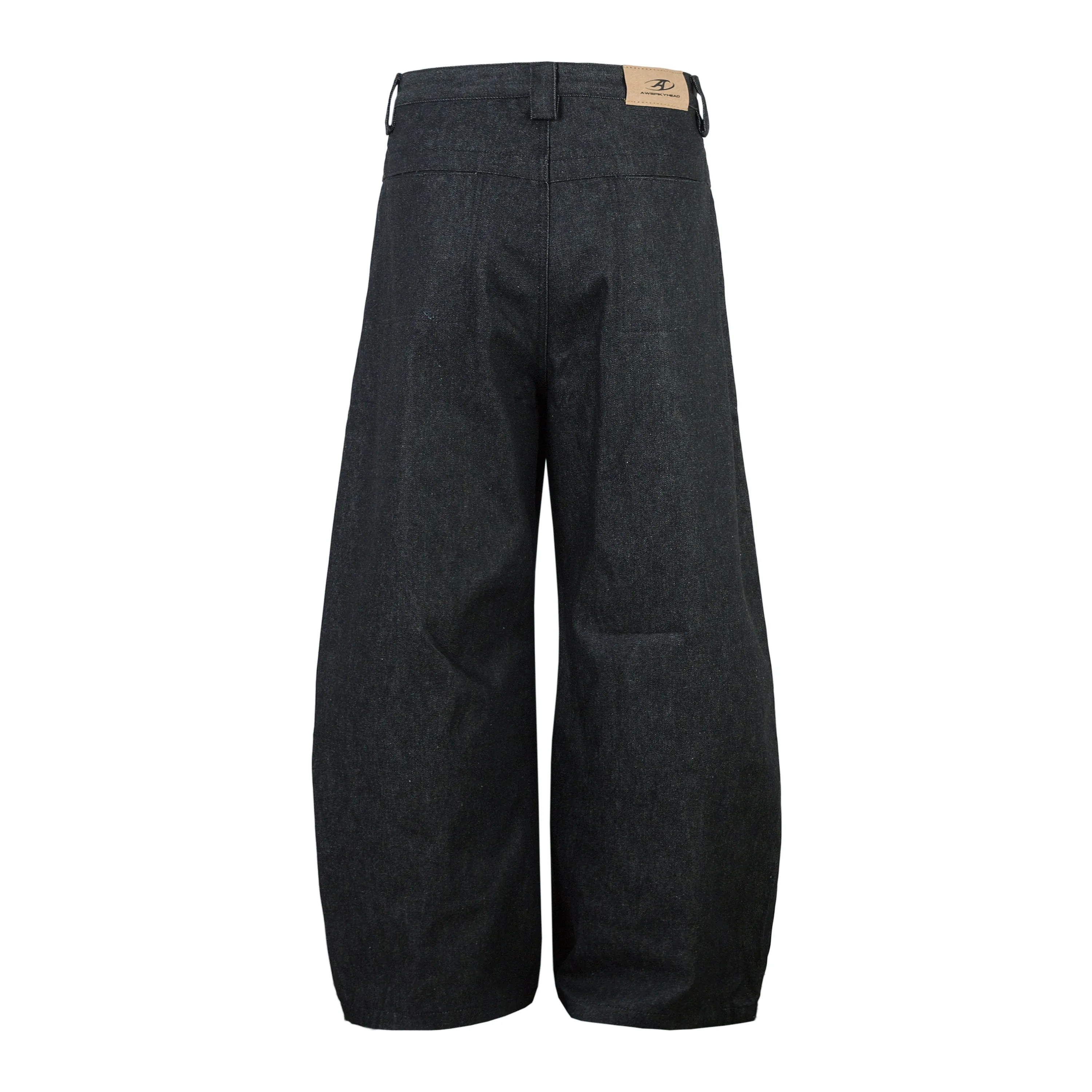 Omirad Structured Pleat Wide-Leg Denim Pants sold by Omirad product image thumbnail 4