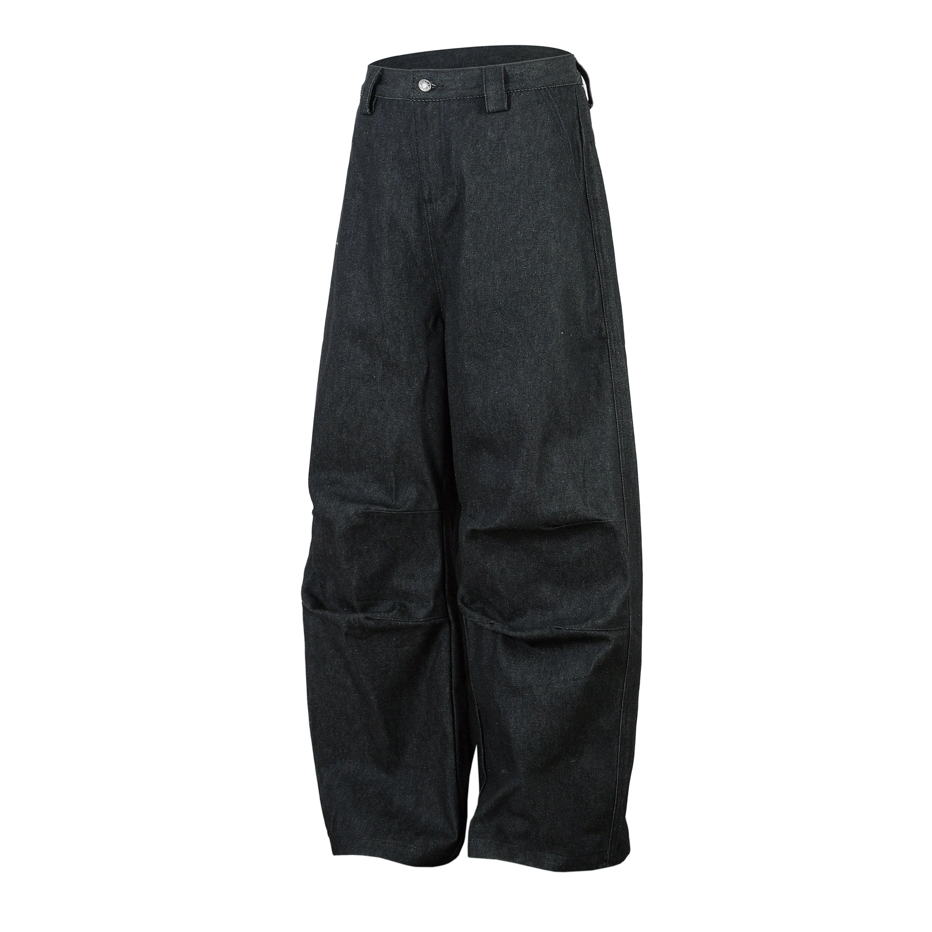 Omirad Structured Pleat Wide-Leg Denim Pants sold by Omirad product image thumbnail 3