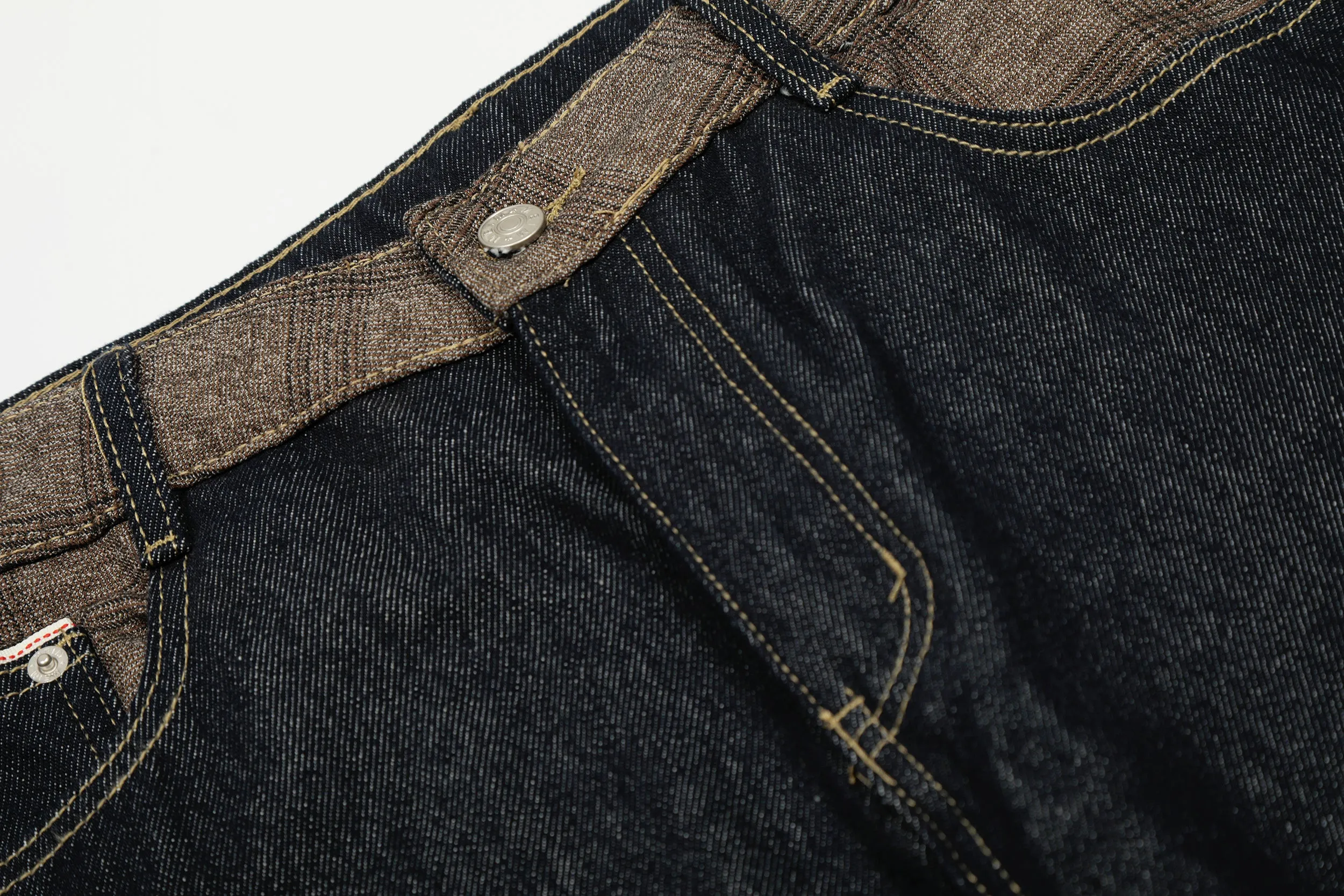 Omirad Contrast-Waist Cuffed Wide-Leg Pants sold by Omirad product image thumbnail 5