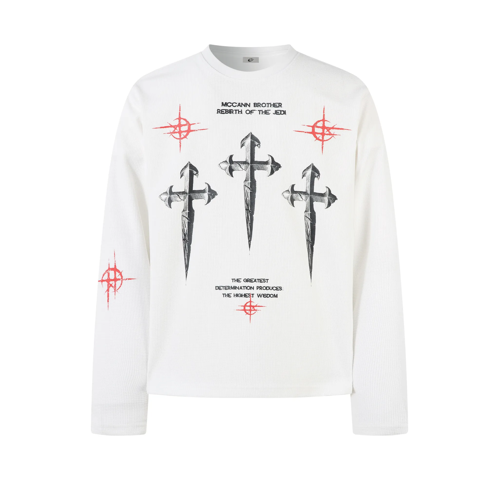 Omirad Gothic Cross Long Sleeve Tee sold by Omirad product image thumbnail 2