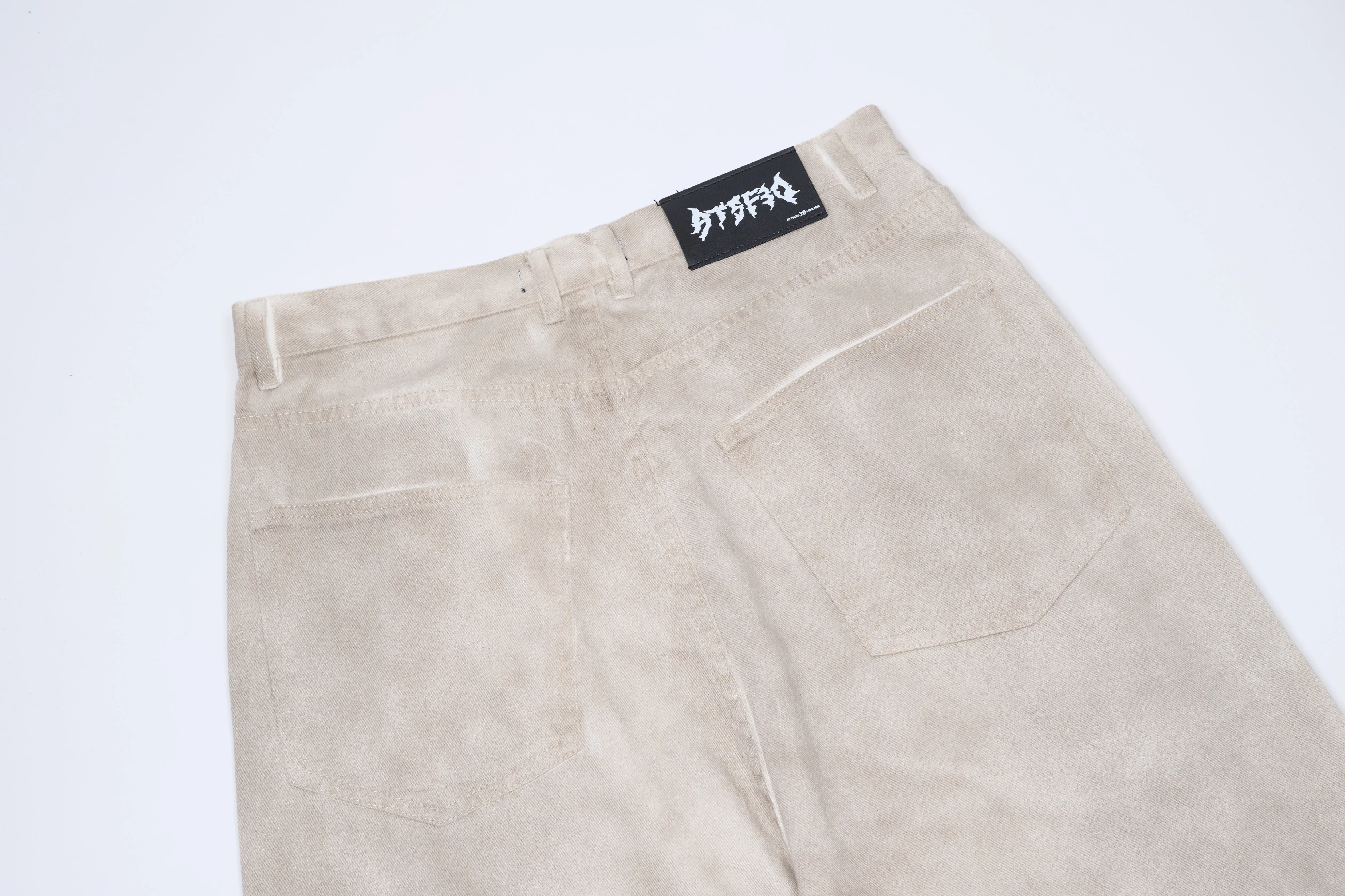 Omirad Washed Utility Cargo Wide-Leg Pants sold by Omirad product image thumbnail 4
