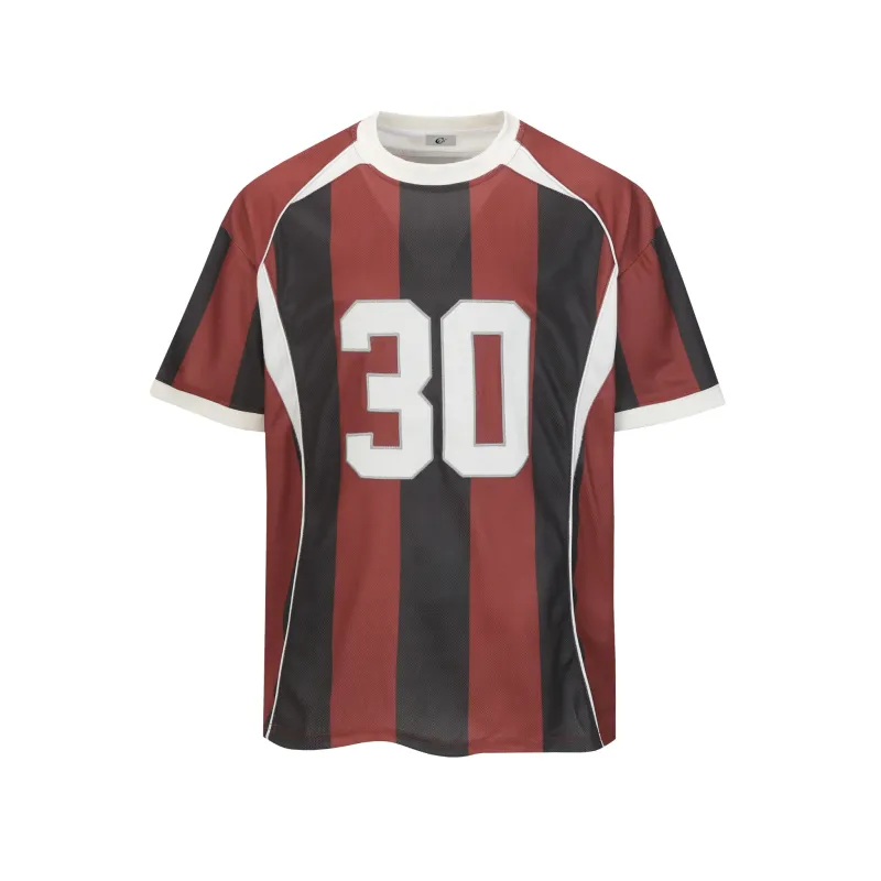 Omirad Retro Athletic Stripe Jersey Tee made by Omirad
