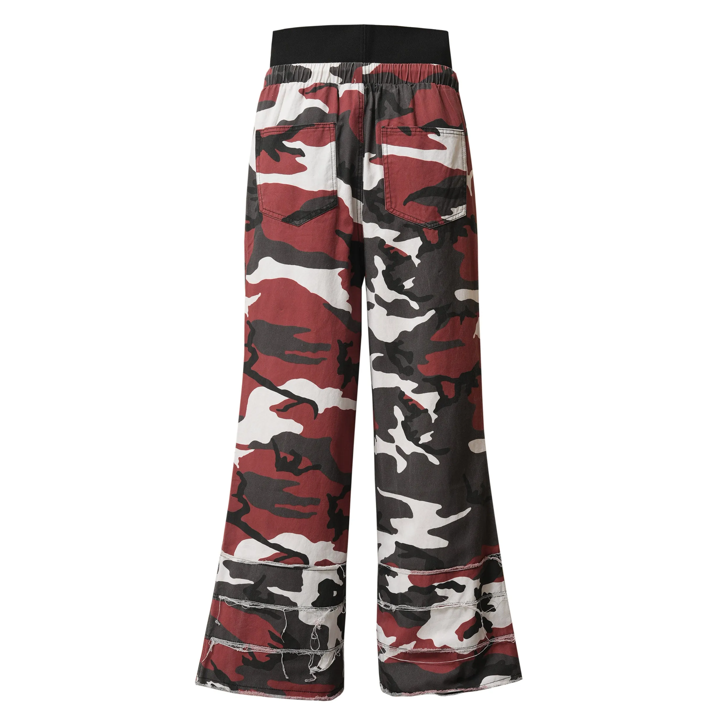 Omirad Distressed Wide-Leg Cotton Sweatpants sold by Omirad product image thumbnail 3