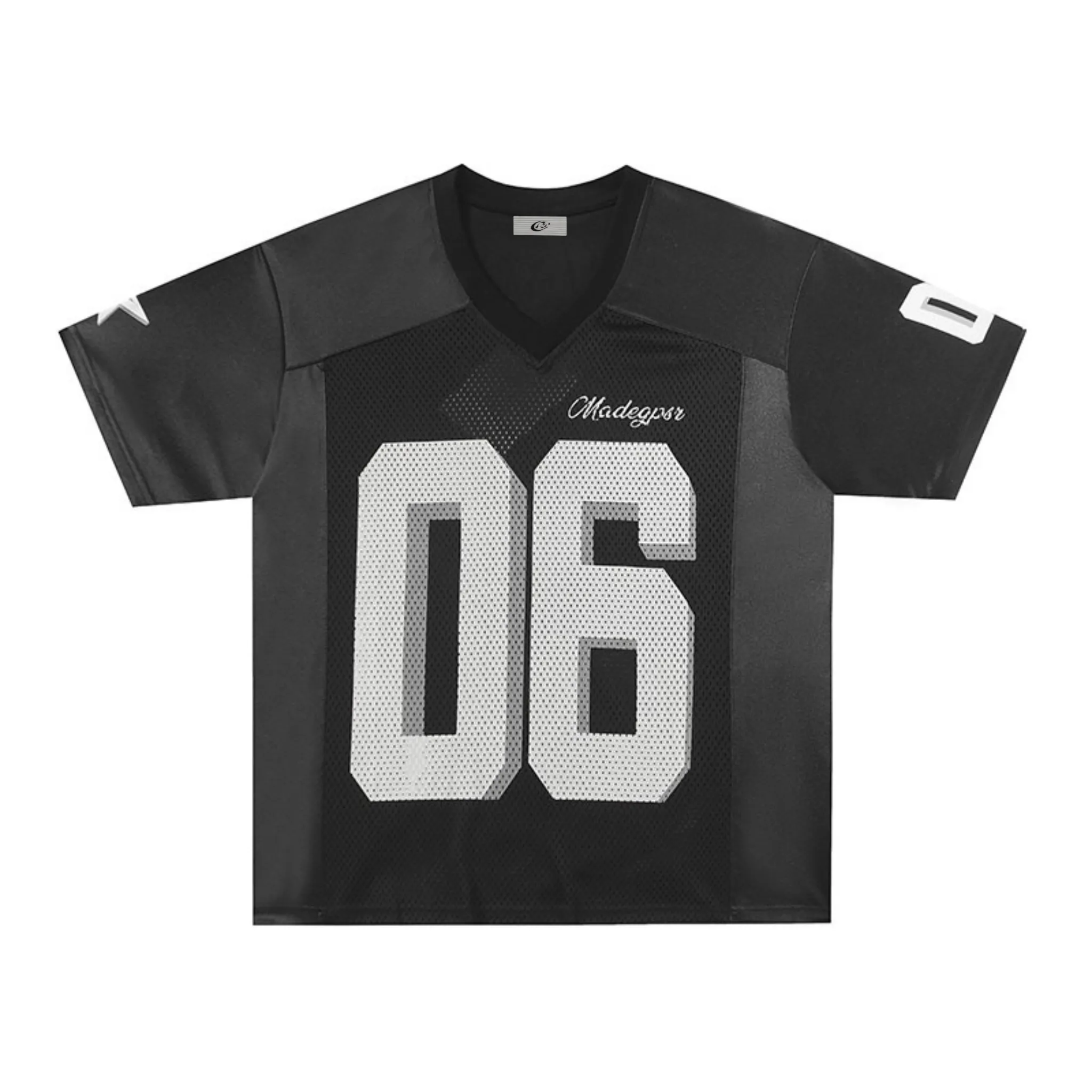 Omirad Mesh Panel Football Jersey Tee sold by Omirad product image thumbnail 2