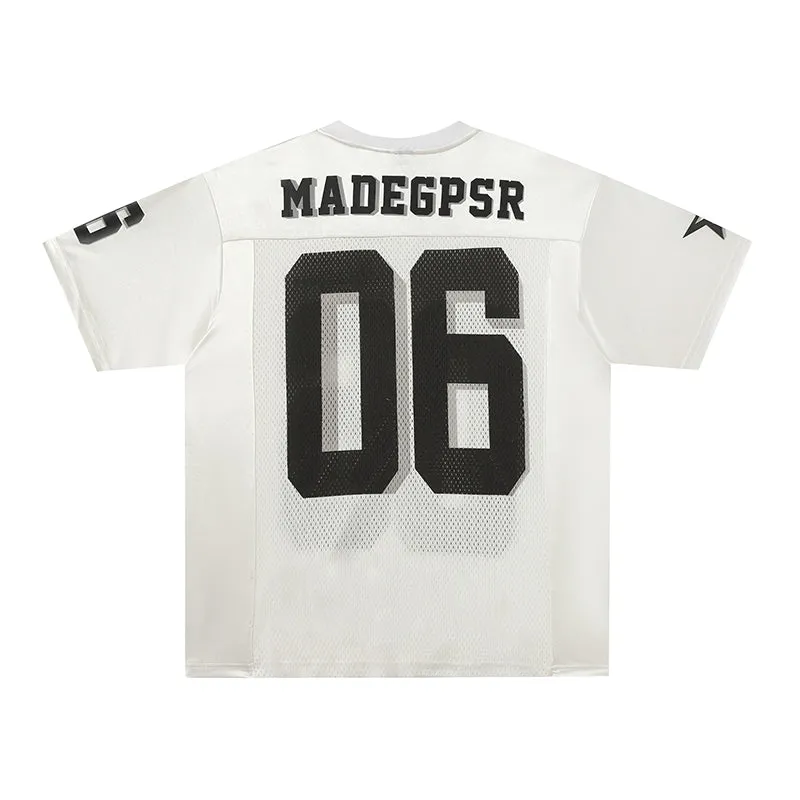 Omirad Mesh Panel Football Jersey Tee sold by Omirad product image thumbnail 5