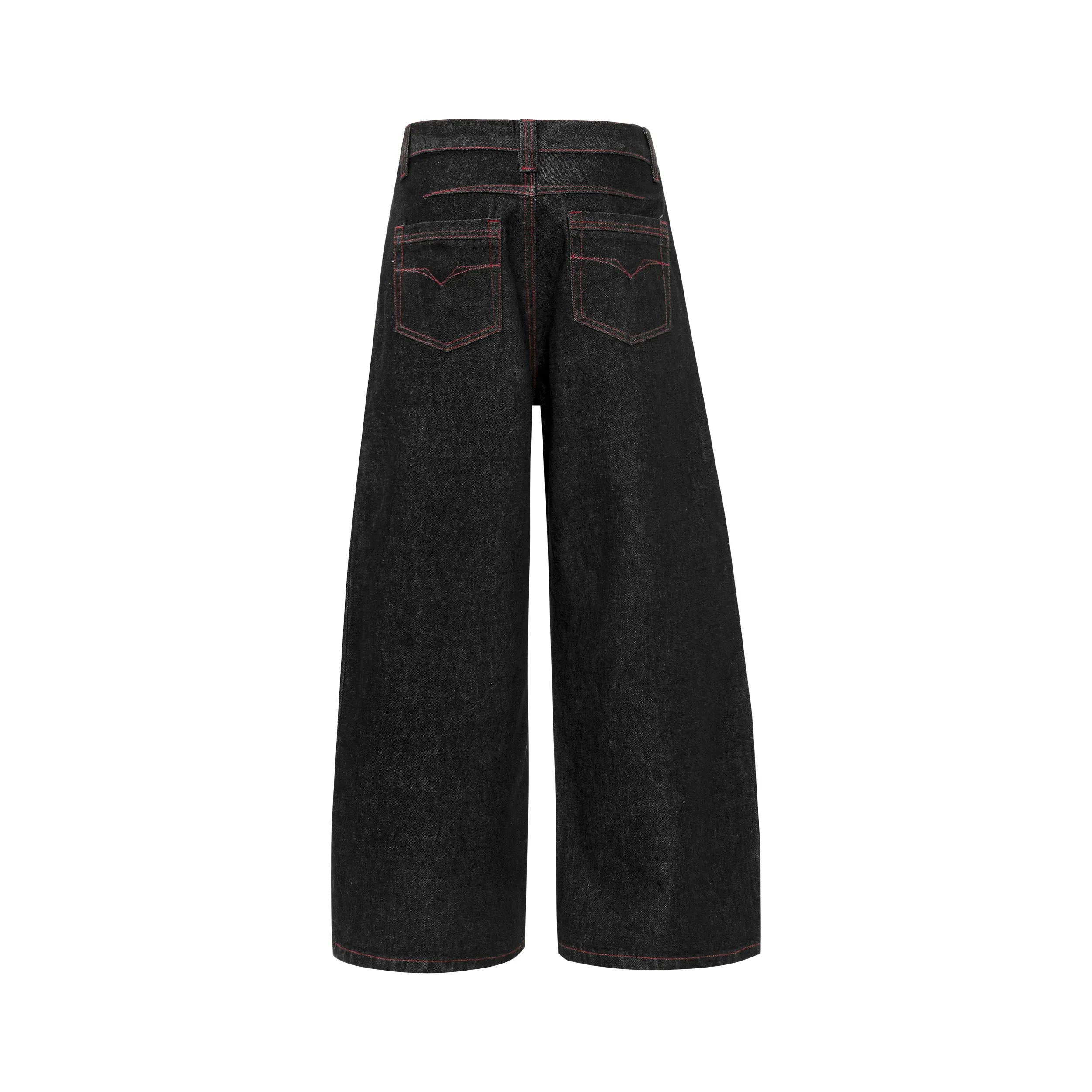 Omirad Multi-Button Wide Leg Denim Pants sold by Omirad product image thumbnail 5