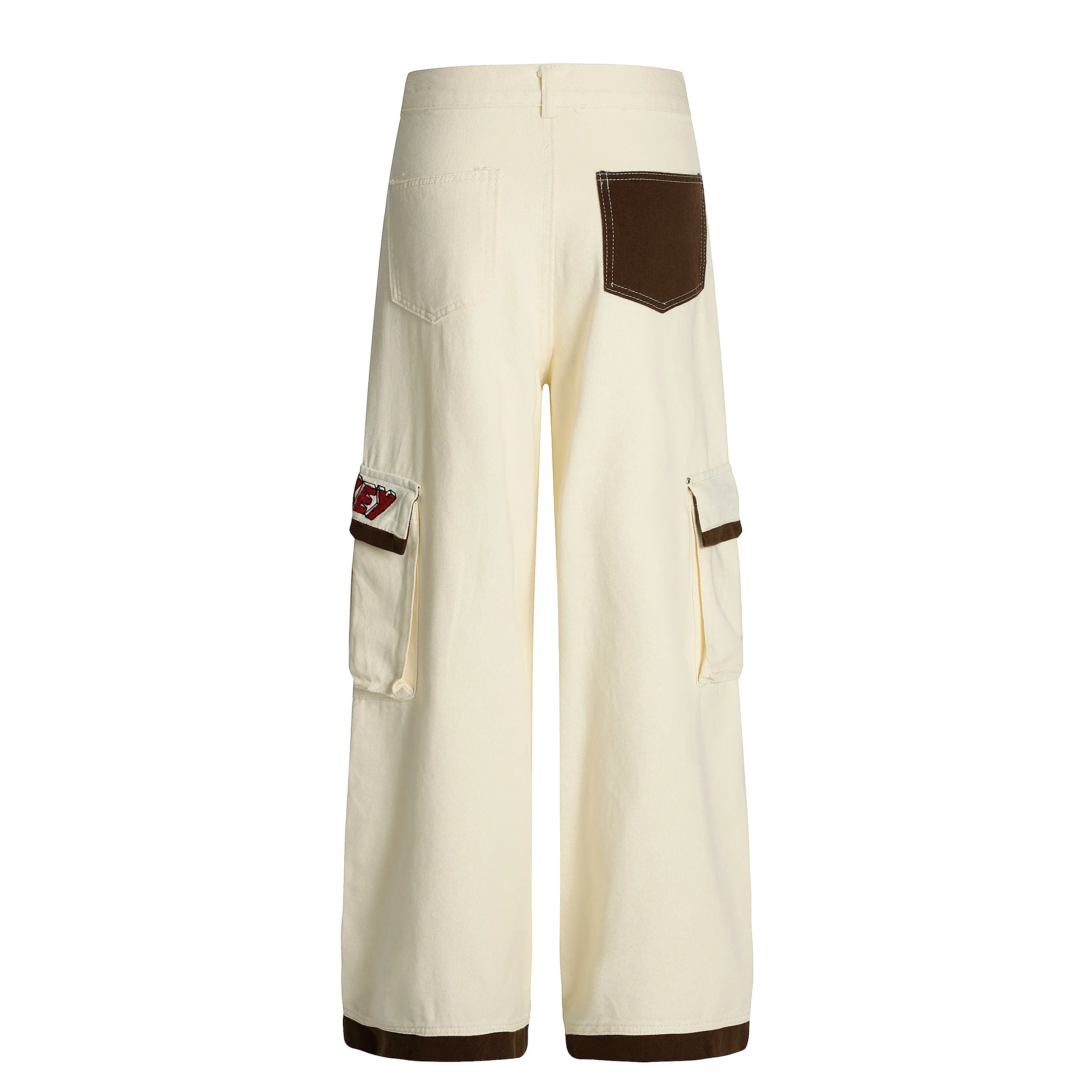 Omirad Cartoon Patch Cargo Wide-Leg Pants sold by Omirad product image thumbnail 5